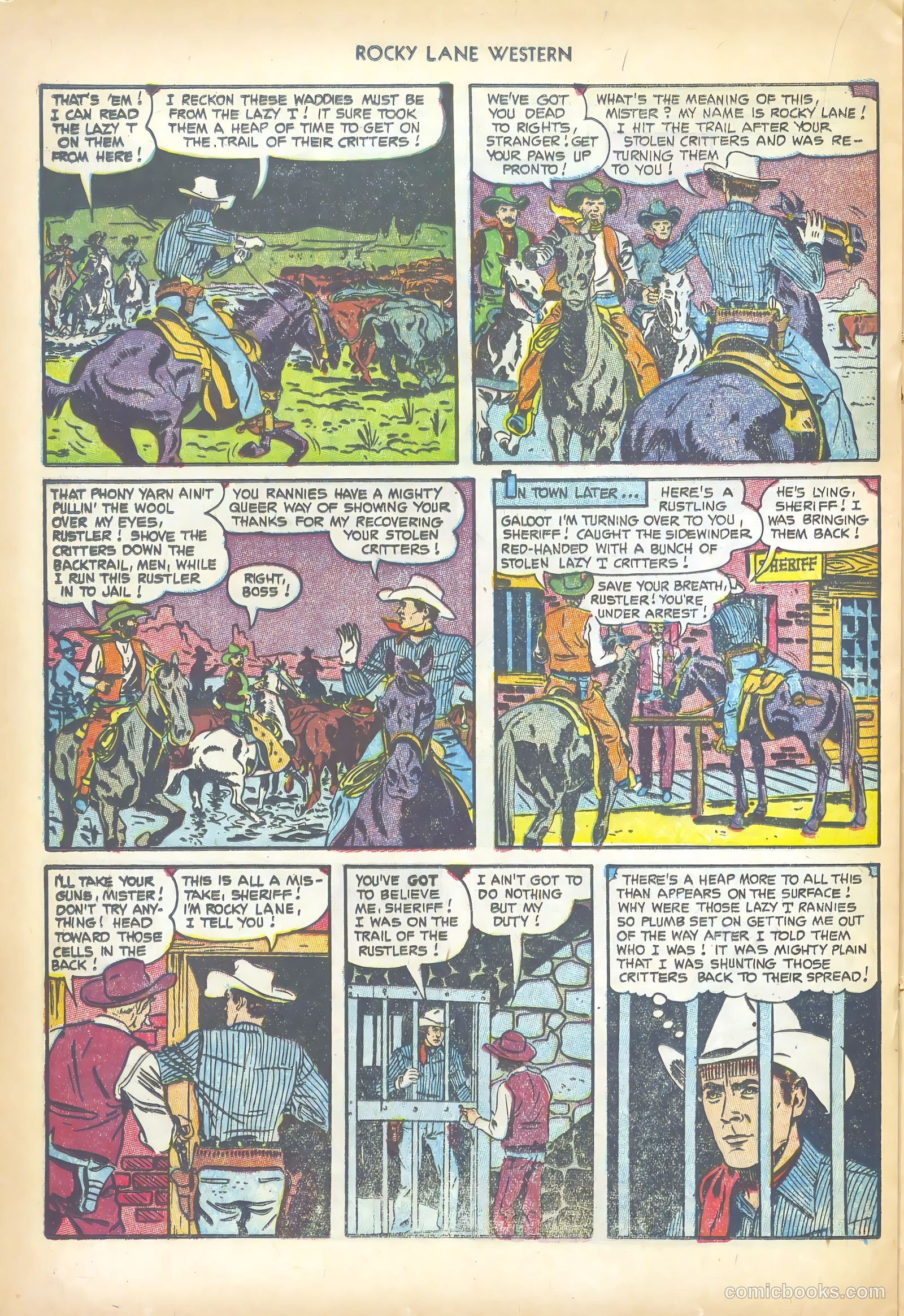 Rocky Lane Western #50 — page 20 of 36