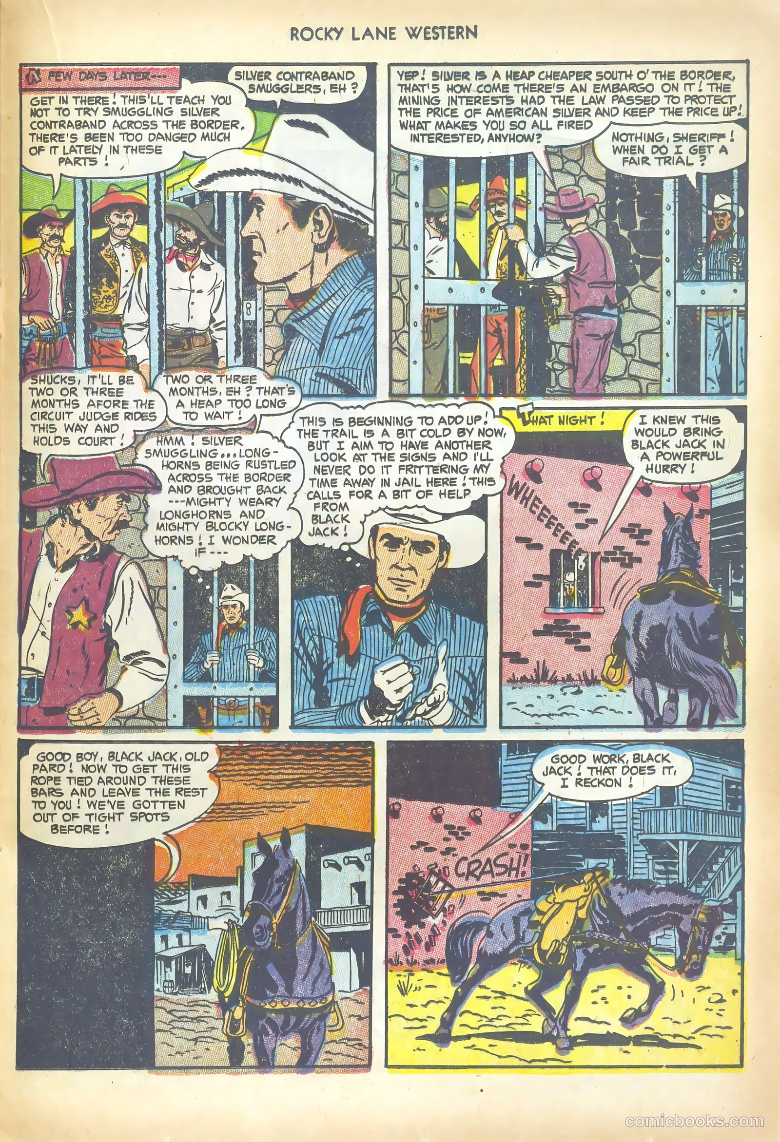 Rocky Lane Western #50 — page 21 of 36