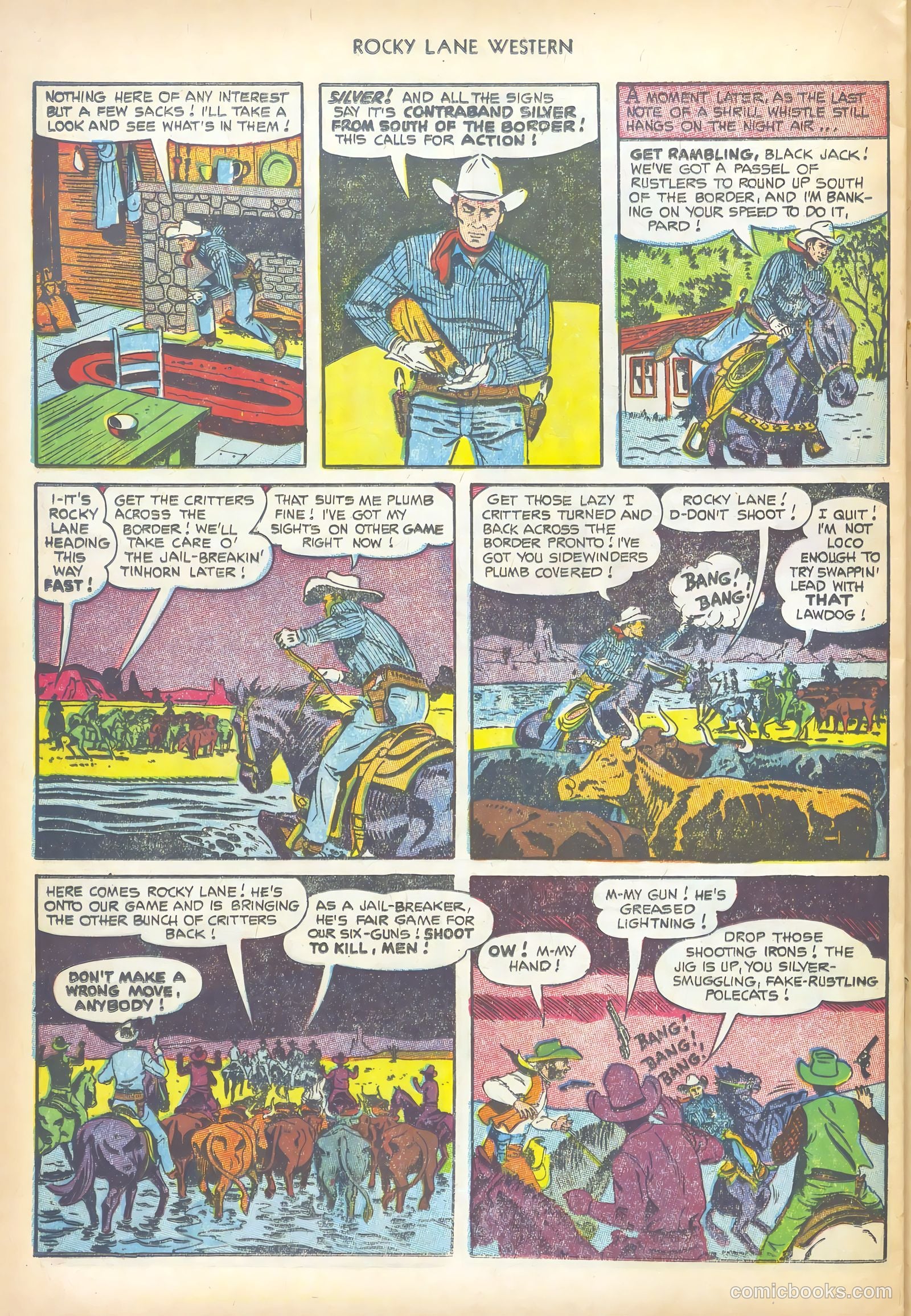 Rocky Lane Western #50 — page 24 of 36