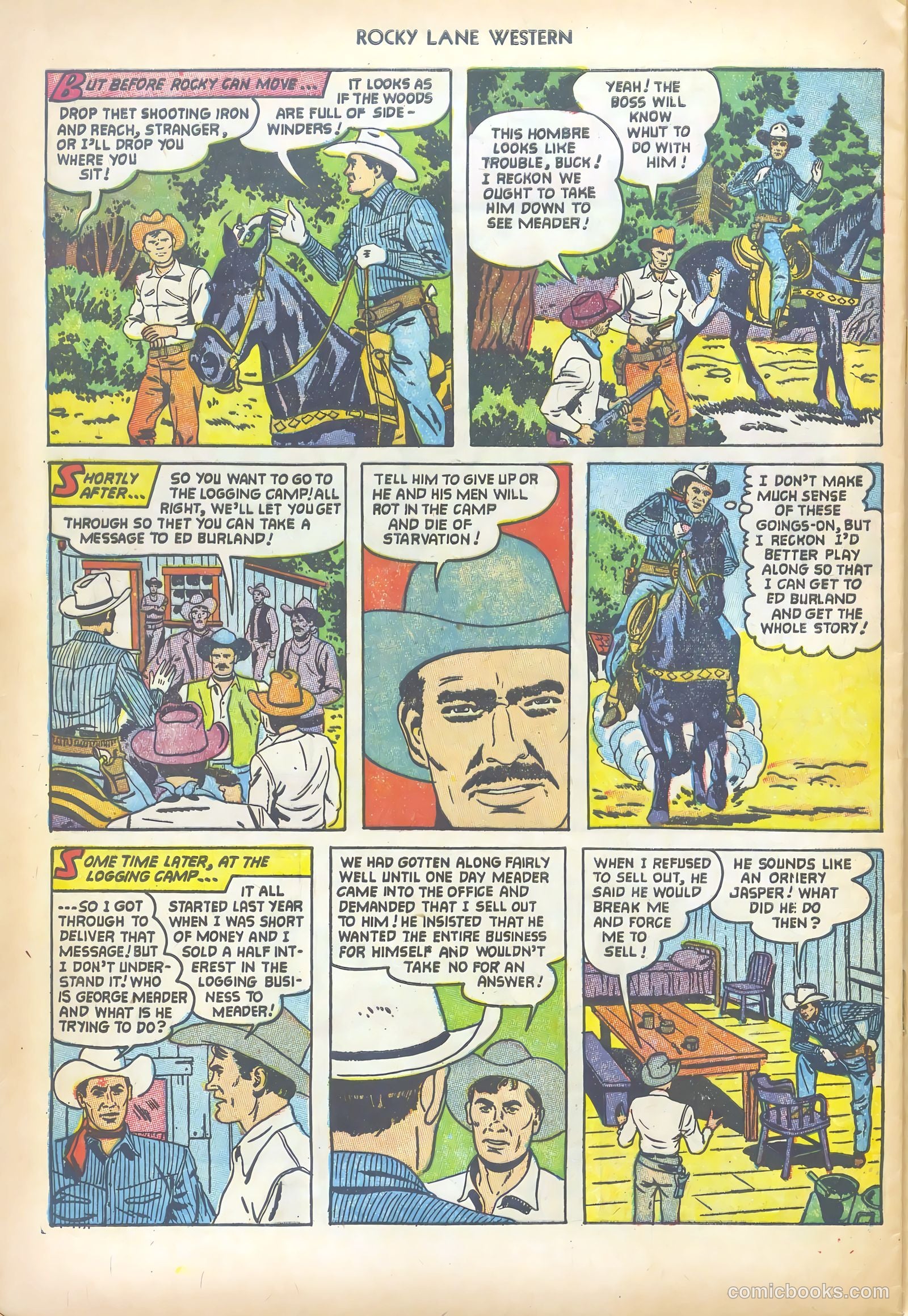 Rocky Lane Western #50 — page 28 of 36