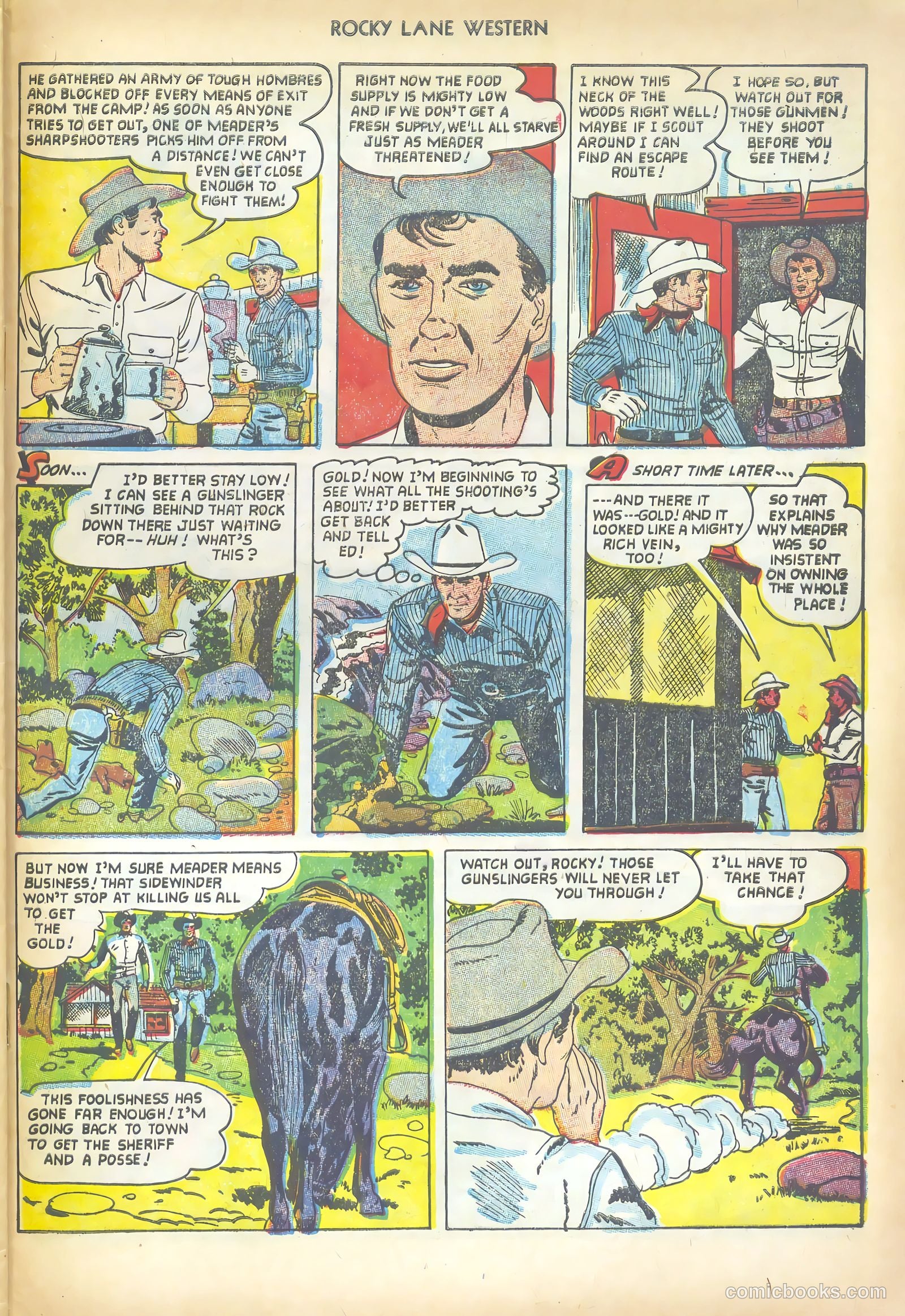 Rocky Lane Western #50 — page 29 of 36