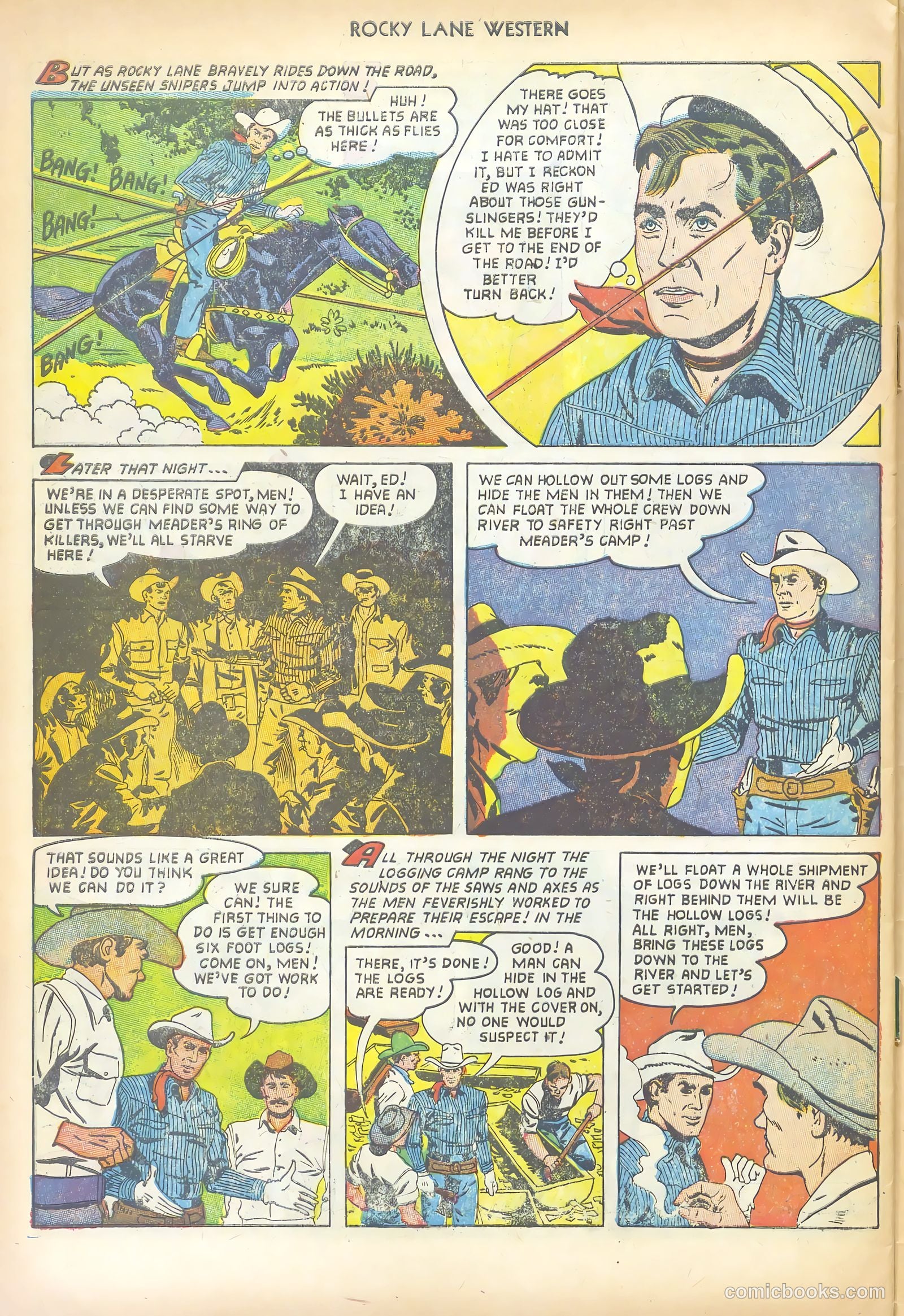 Rocky Lane Western #50 — page 30 of 36