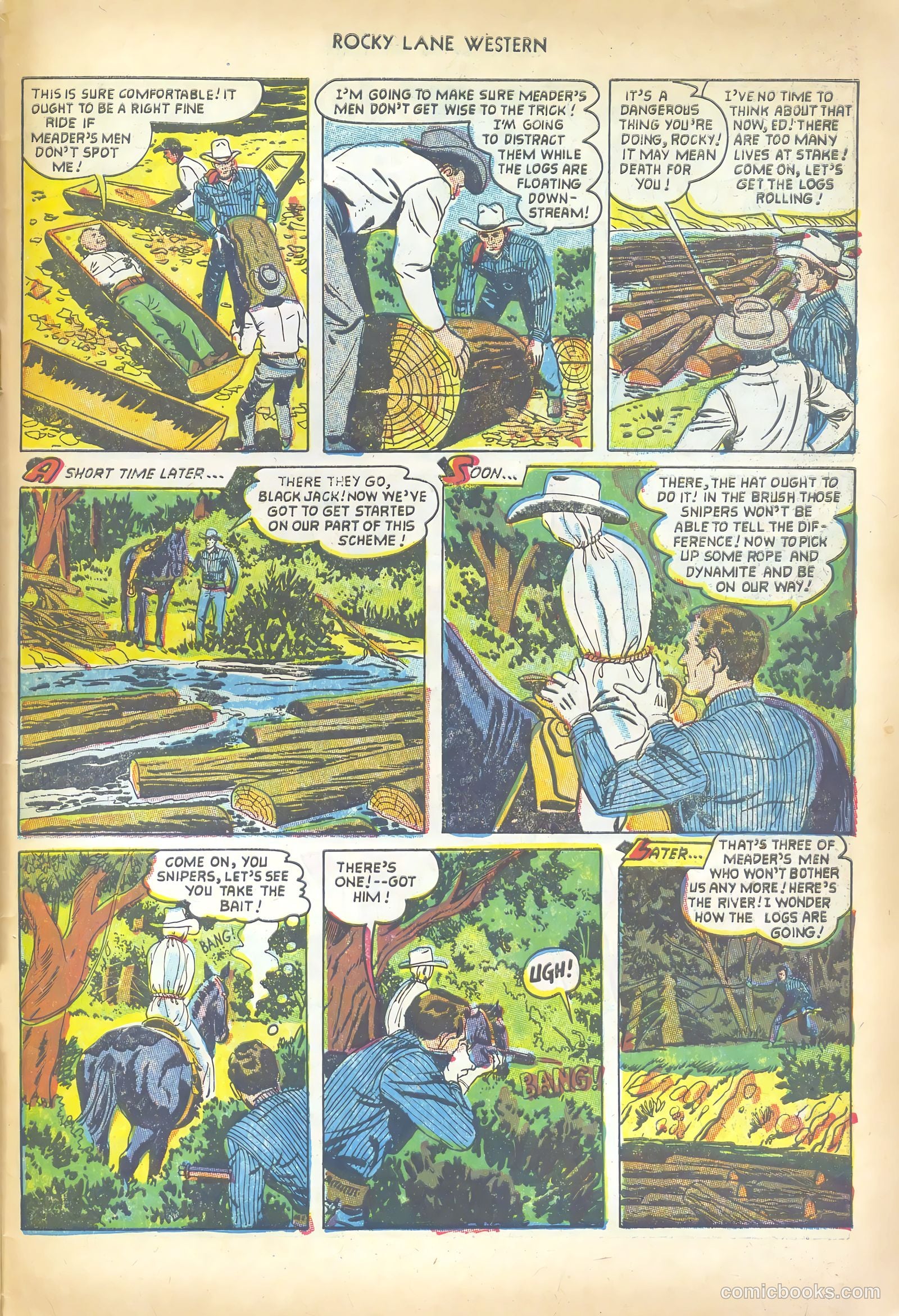 Rocky Lane Western #50 — page 31 of 36