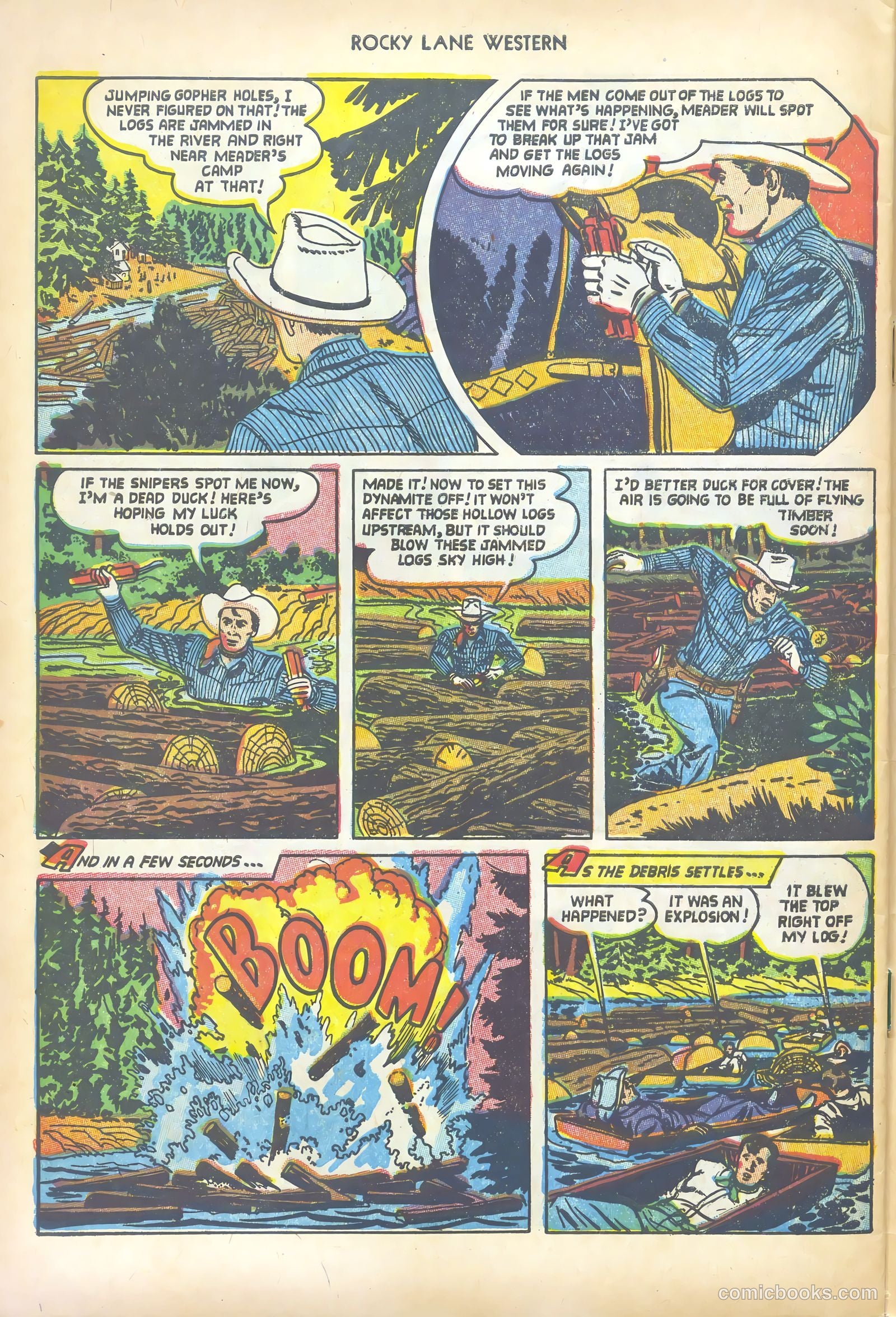 Rocky Lane Western #50 — page 32 of 36