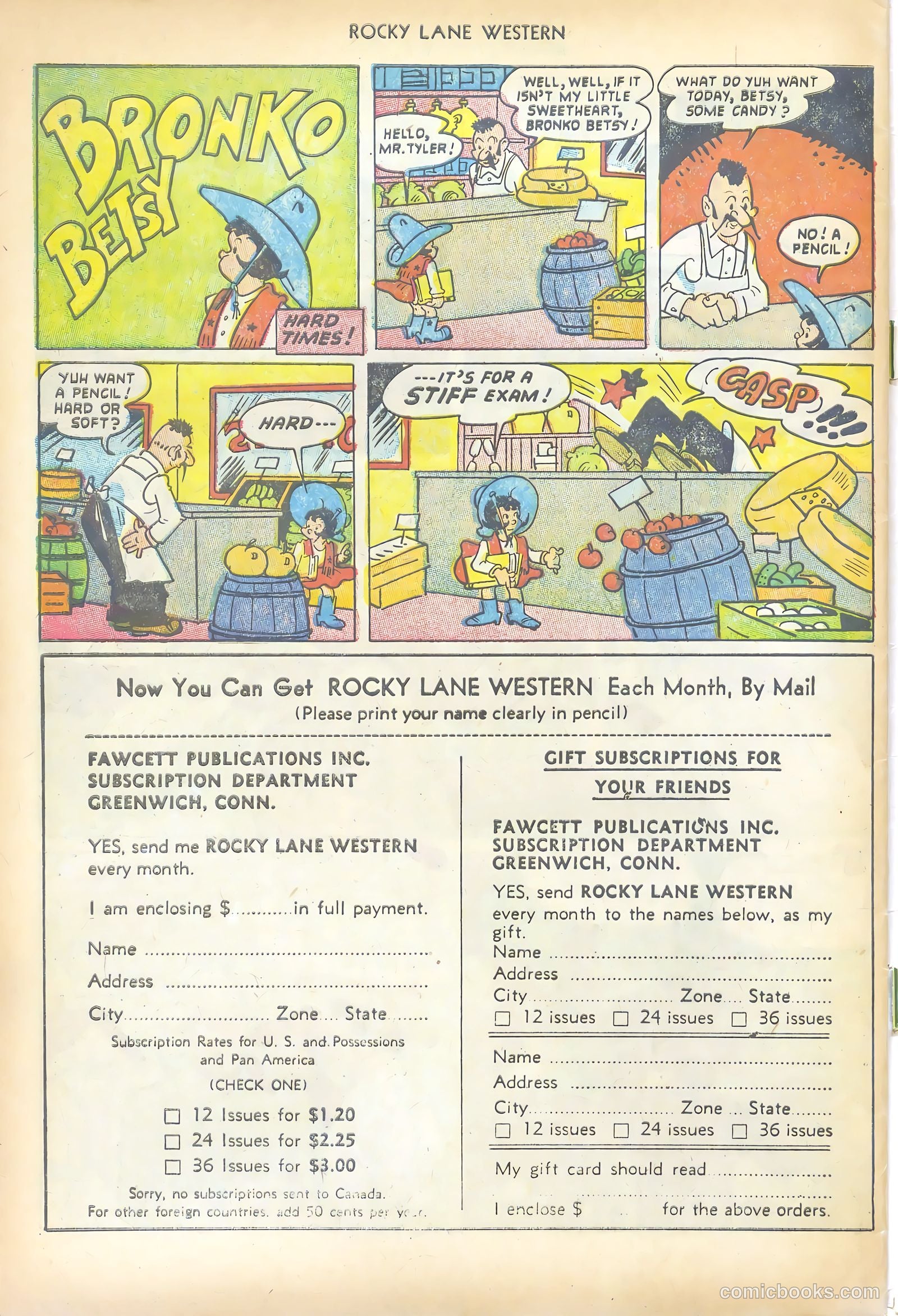 Rocky Lane Western #50 — page 34 of 36