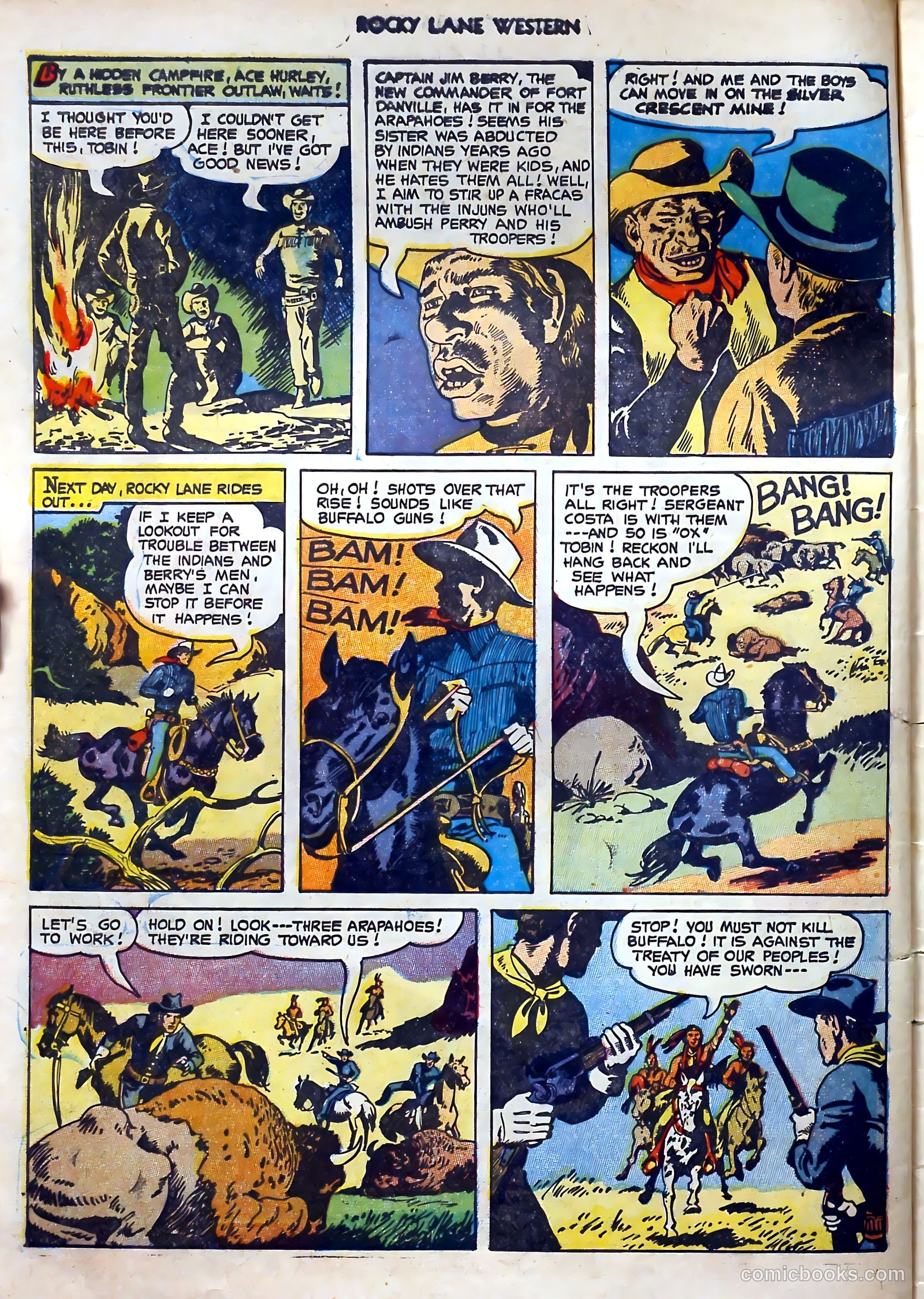 Rocky Lane Western #51 — page 6 of 36