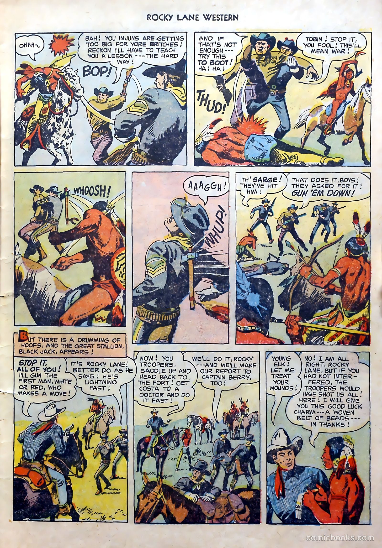 Rocky Lane Western #51 — page 7 of 36