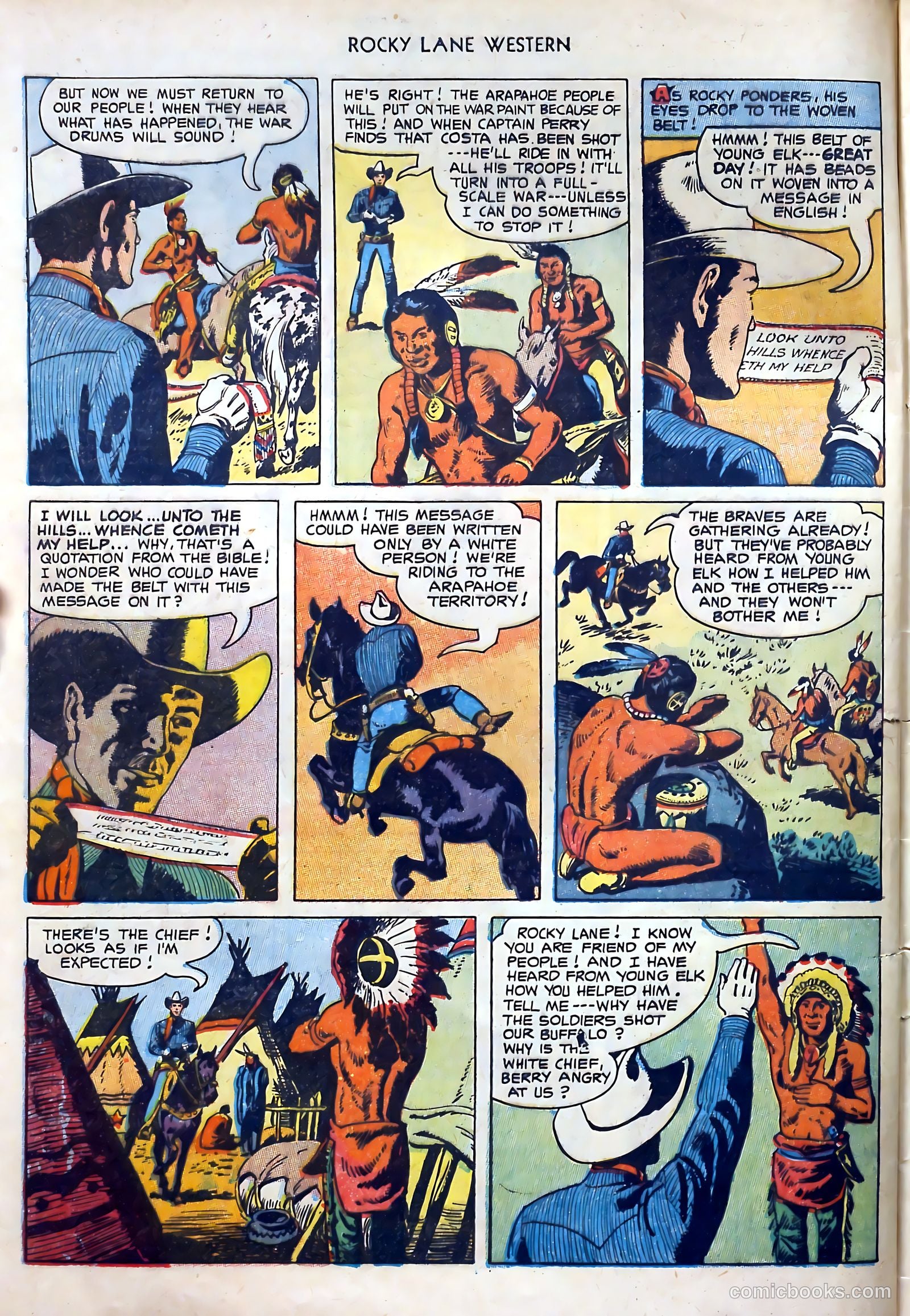 Rocky Lane Western #51 — page 8 of 36