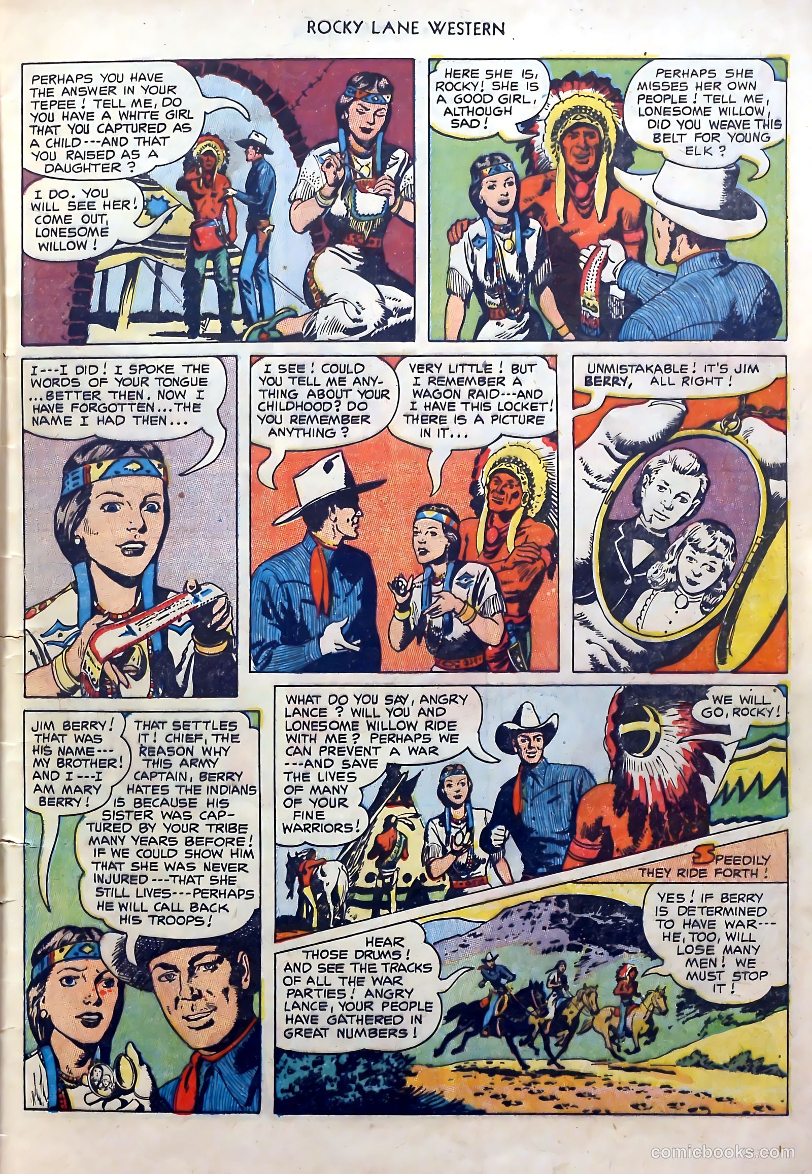 Rocky Lane Western #51 — page 9 of 36