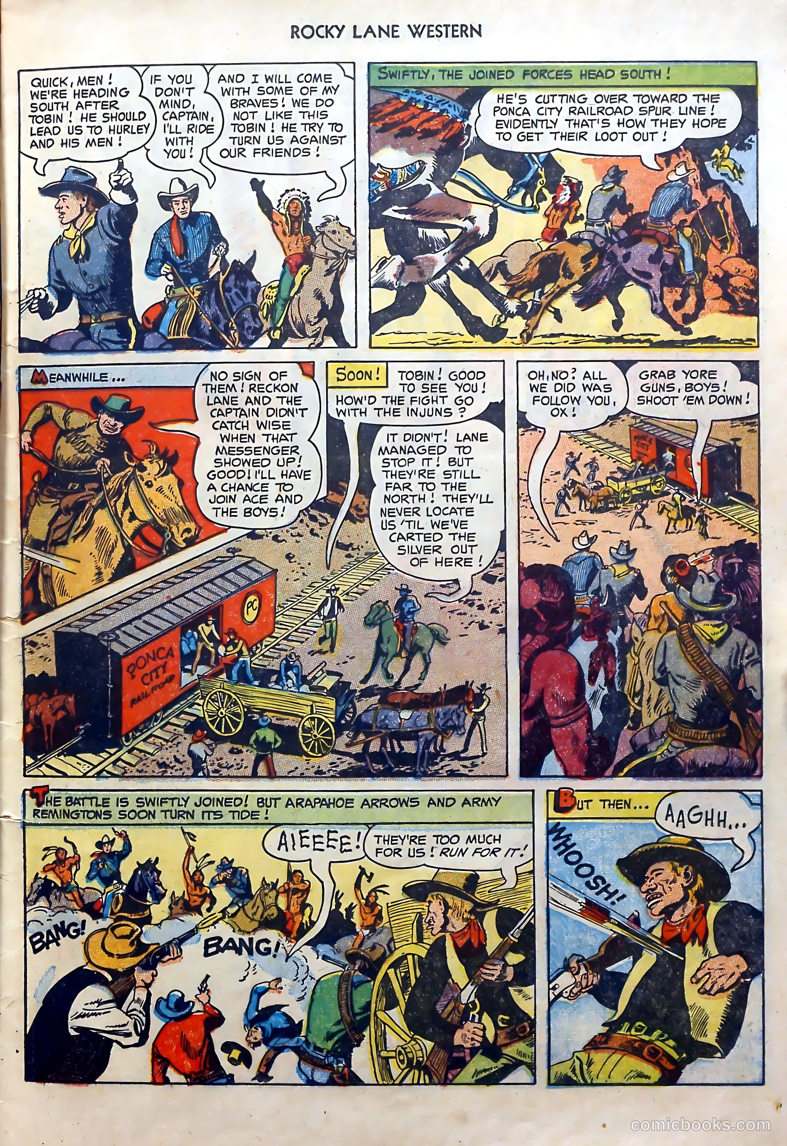 Rocky Lane Western #51 — page 11 of 36
