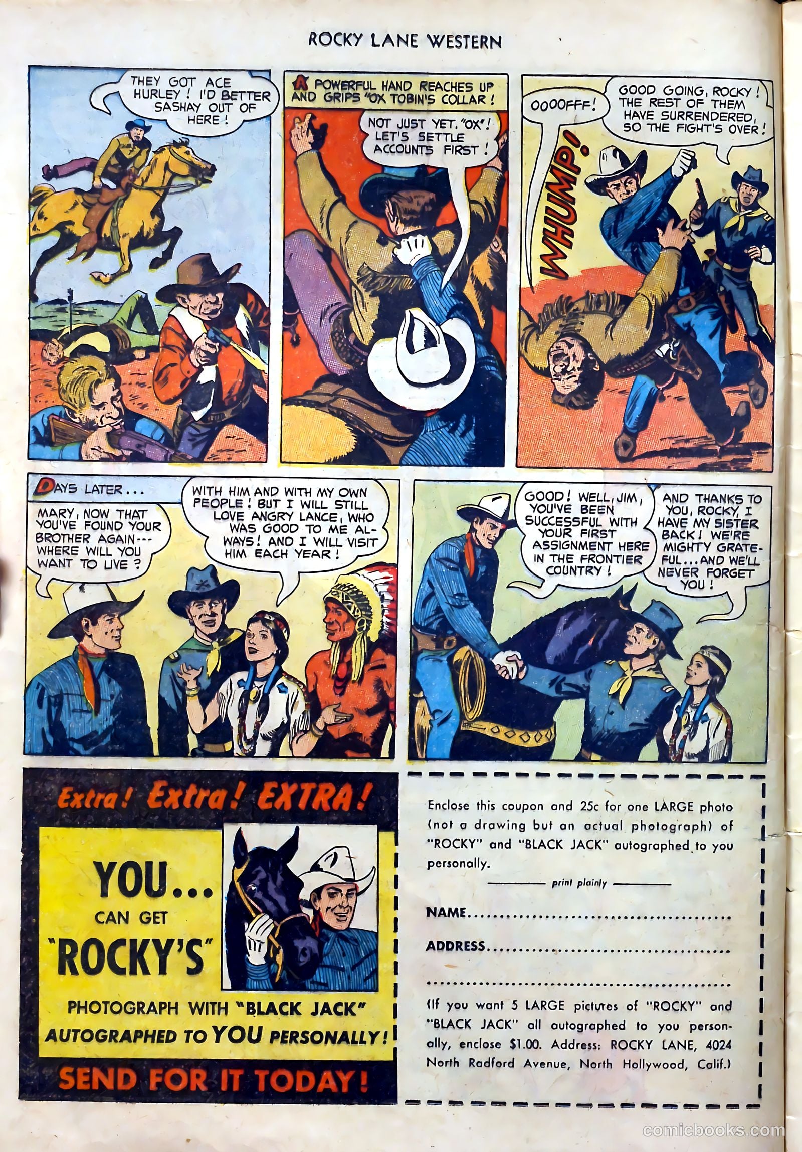 Rocky Lane Western #51 — page 12 of 36