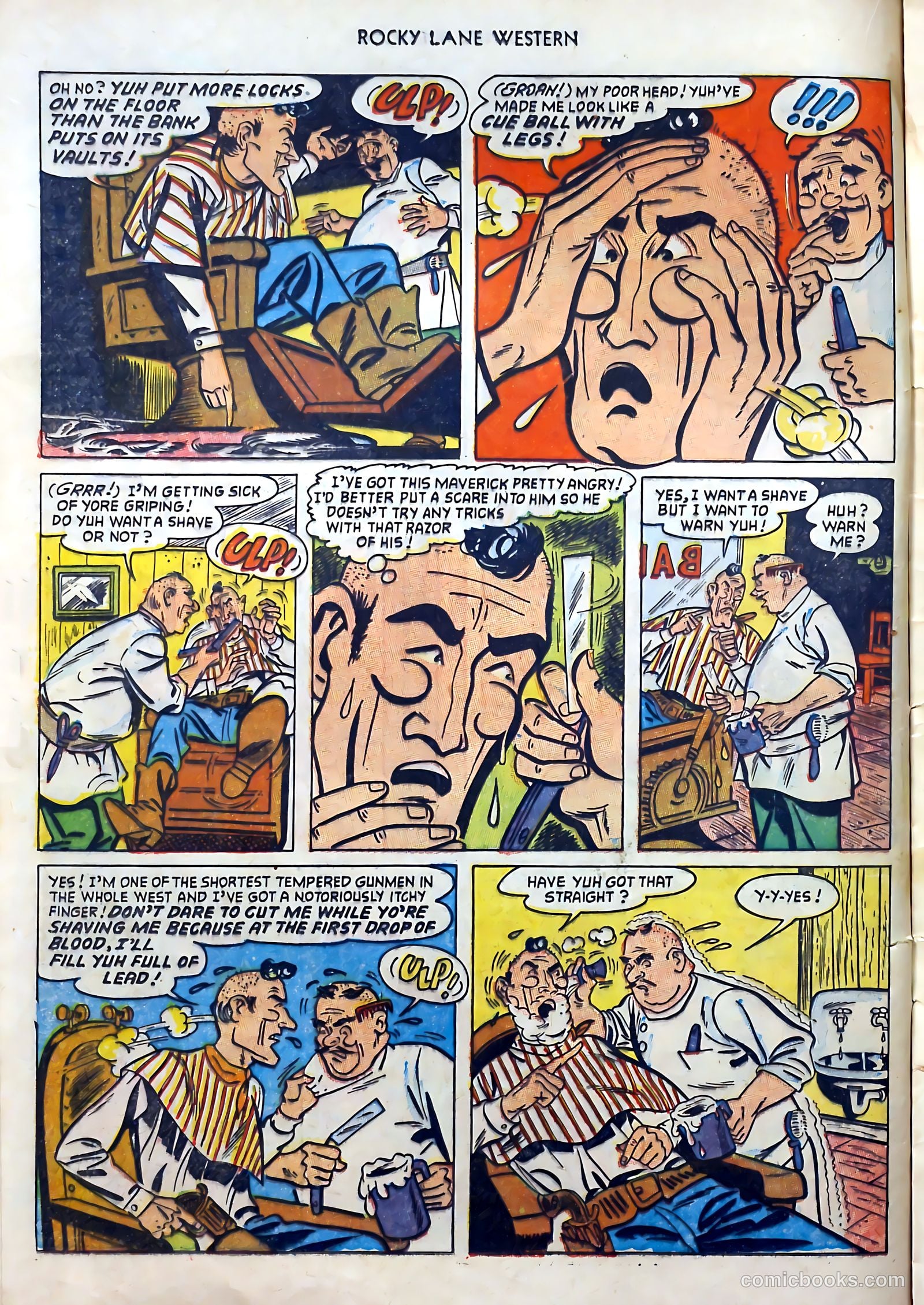 Rocky Lane Western #51 — page 16 of 36