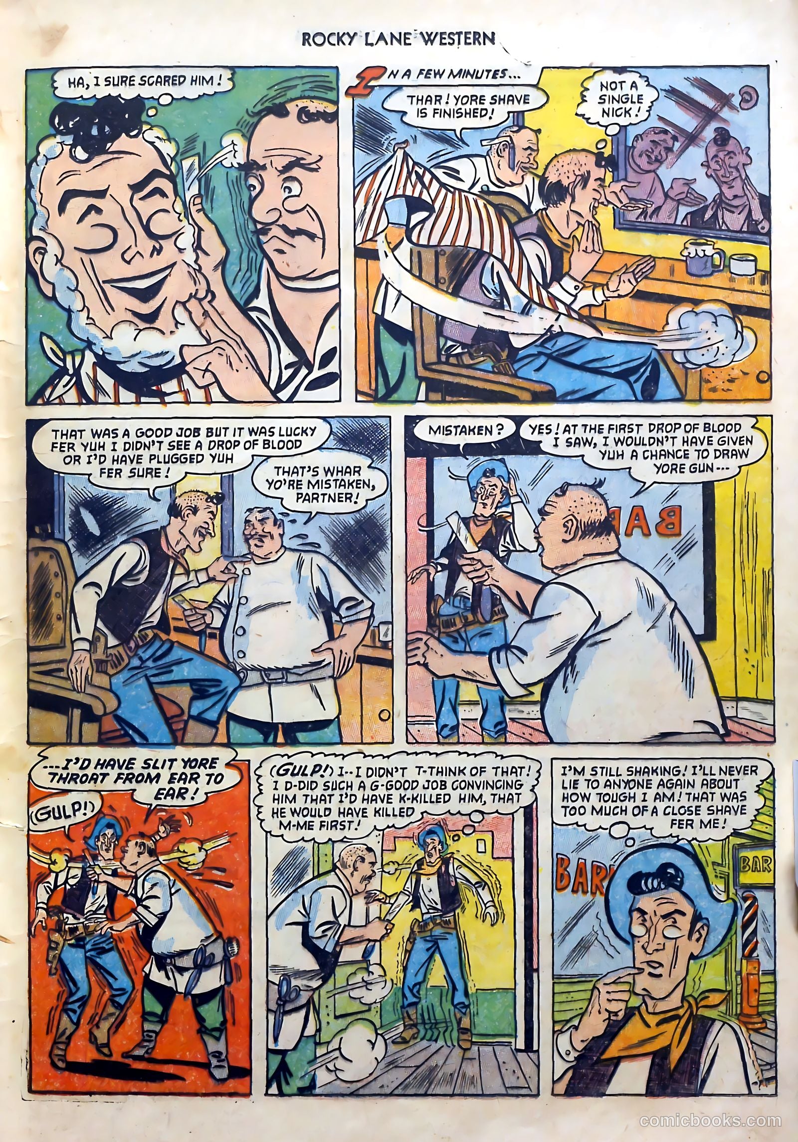 Rocky Lane Western #51 — page 17 of 36