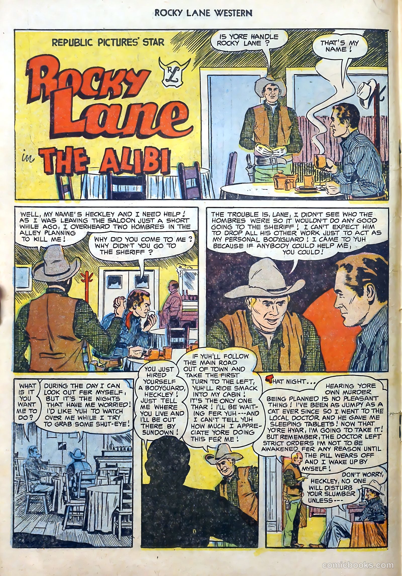 Rocky Lane Western #51 — page 18 of 36