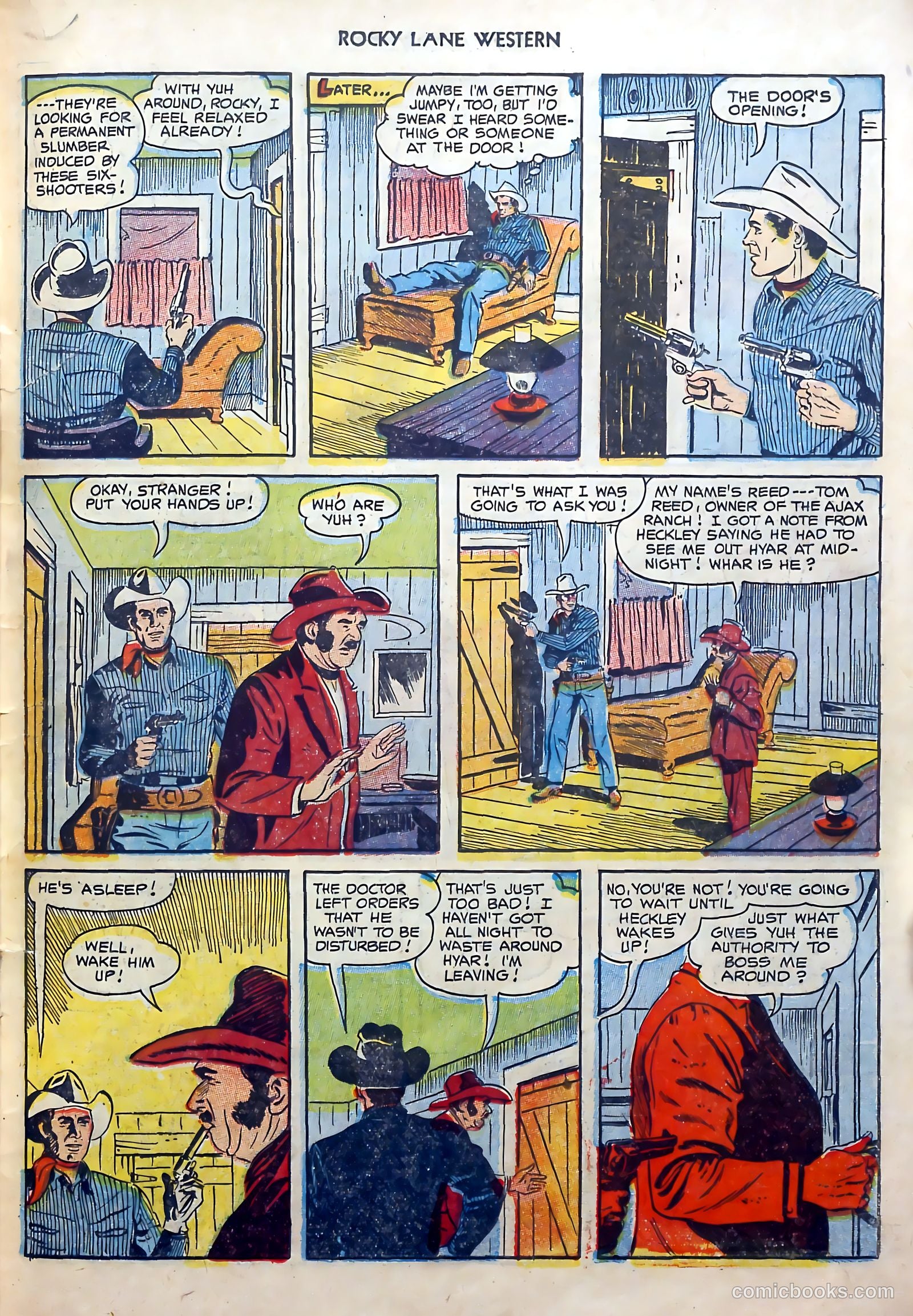 Rocky Lane Western #51 — page 19 of 36