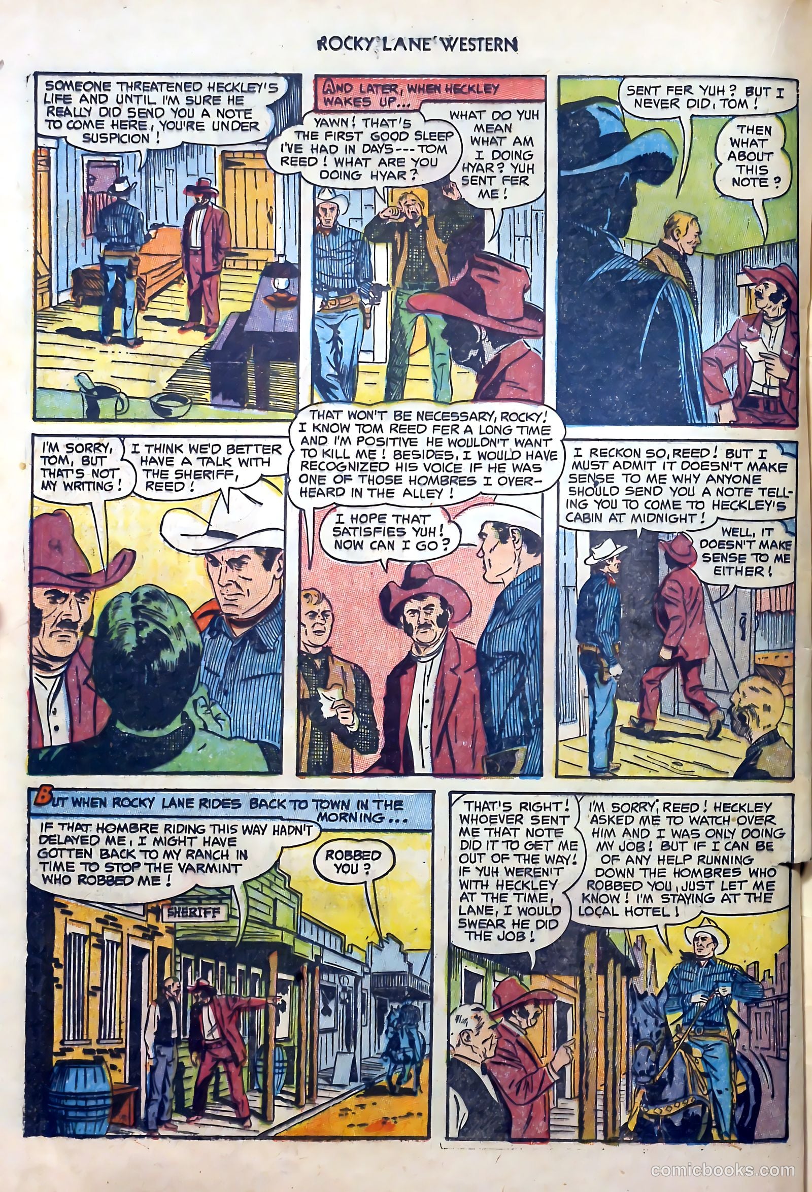 Rocky Lane Western #51 — page 20 of 36