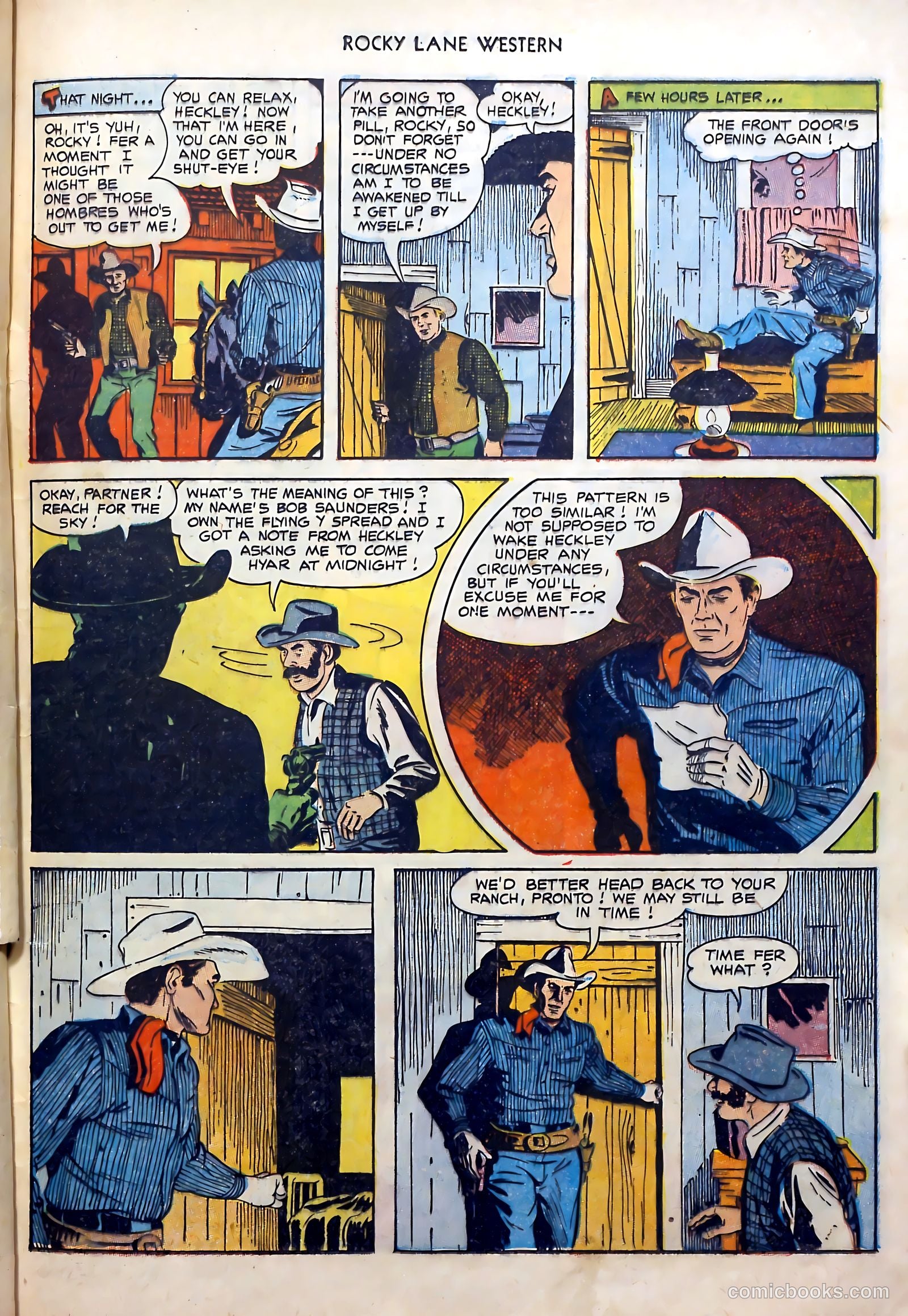 Rocky Lane Western #51 — page 21 of 36
