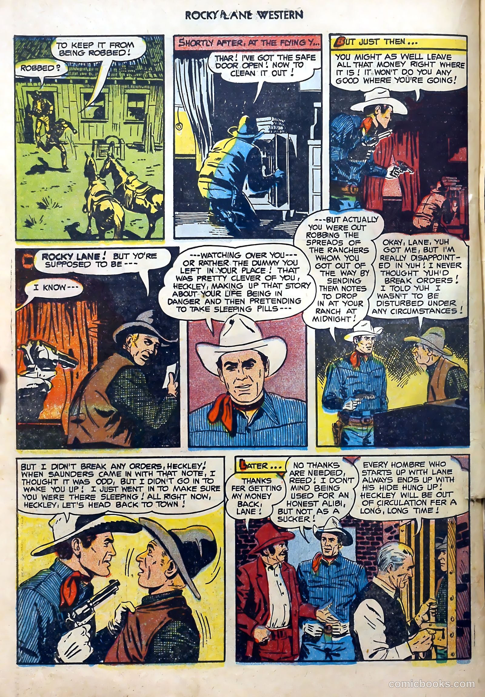 Rocky Lane Western #51 — page 22 of 36