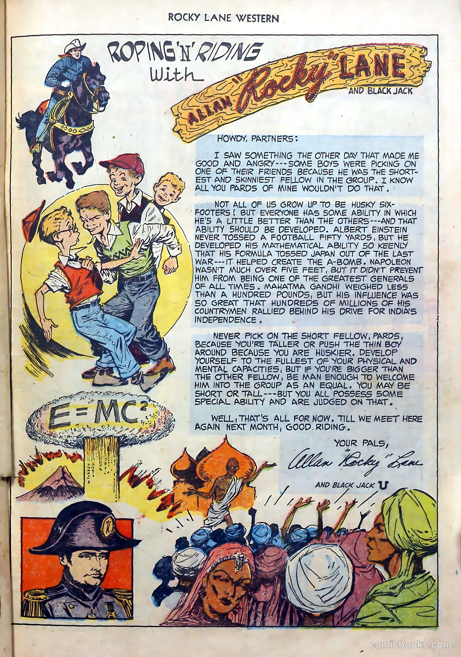 Rocky Lane Western #51 — page 23 of 36