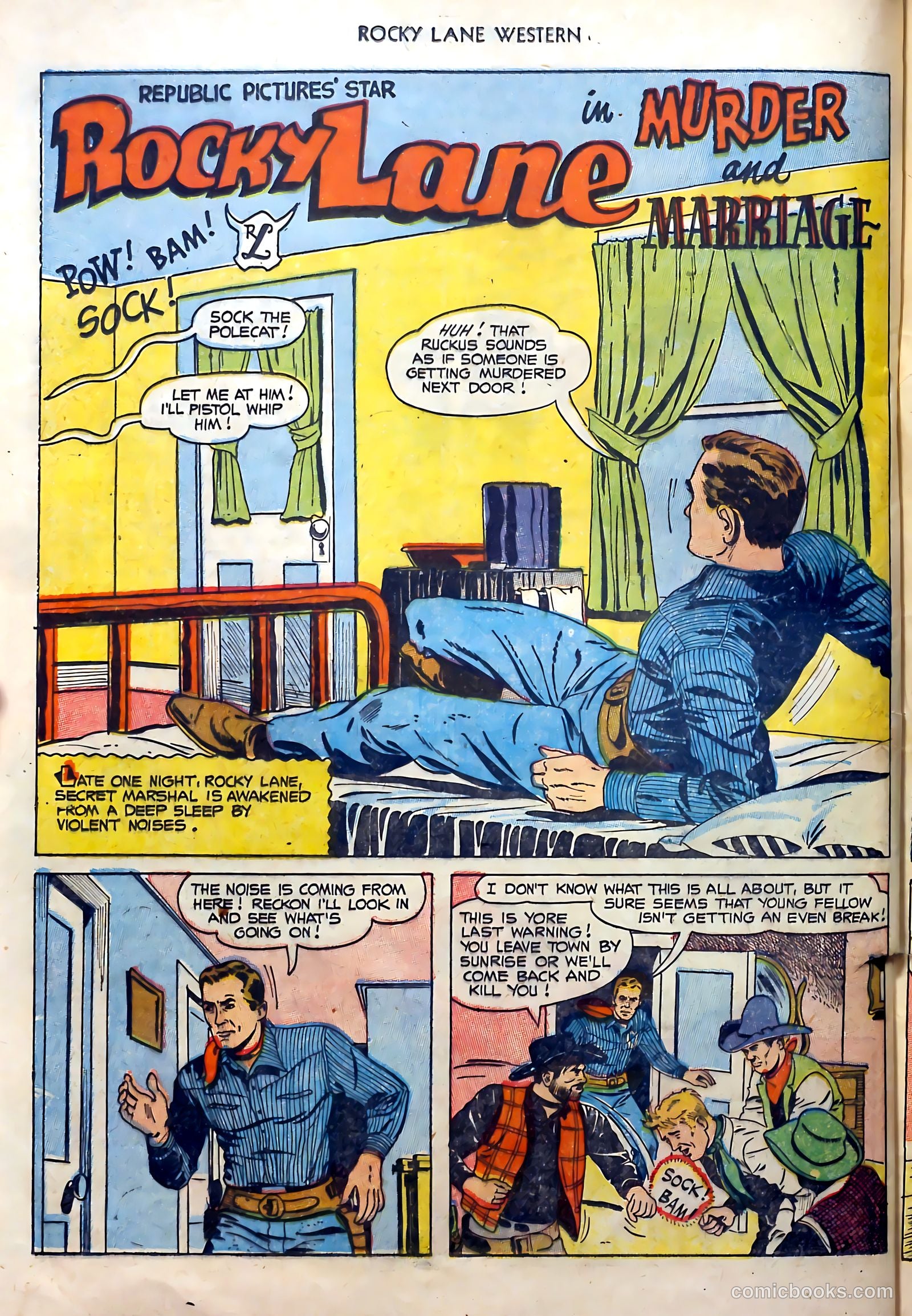 Rocky Lane Western #51 — page 24 of 36