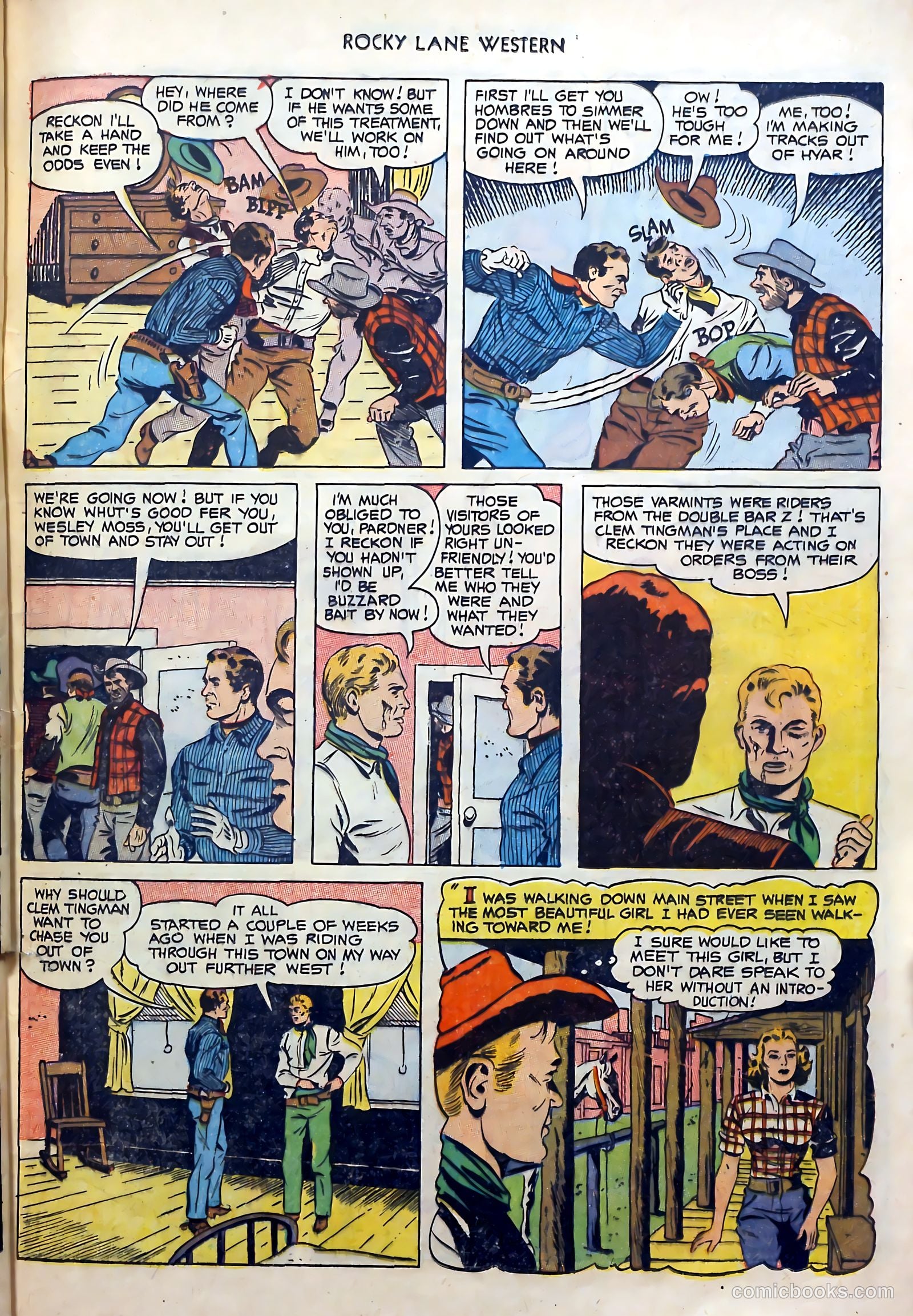 Rocky Lane Western #51 — page 25 of 36