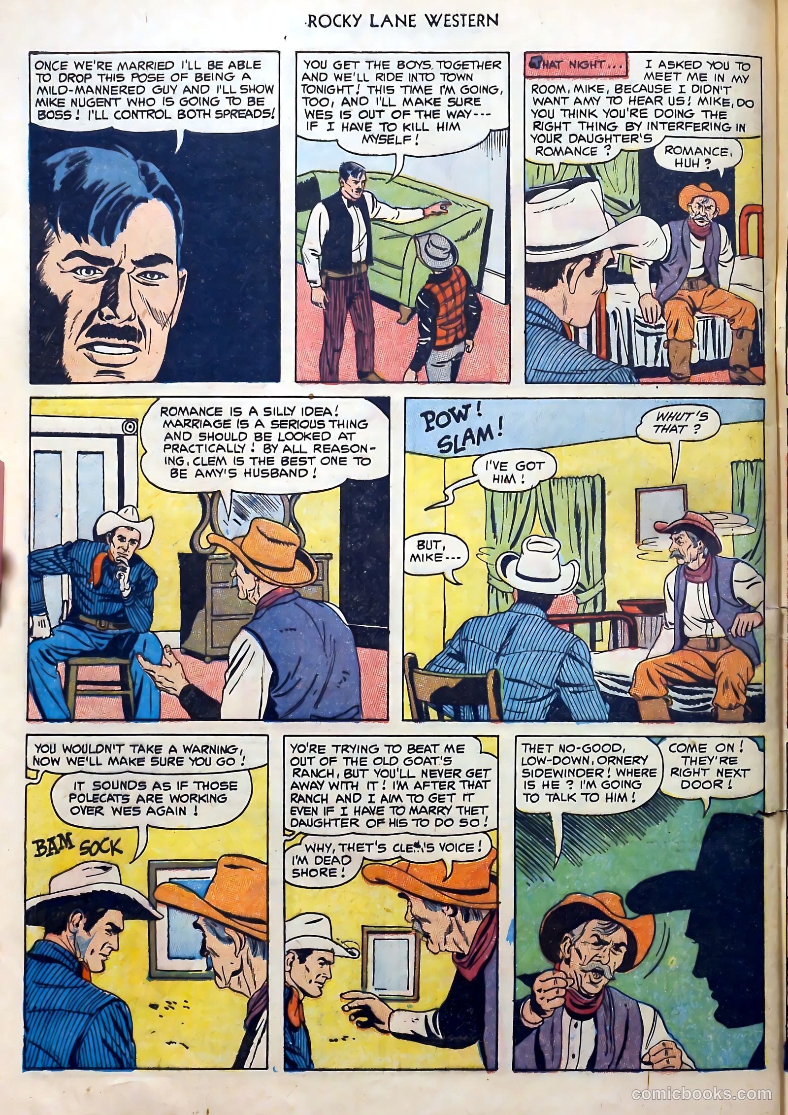 Rocky Lane Western #51 — page 28 of 36