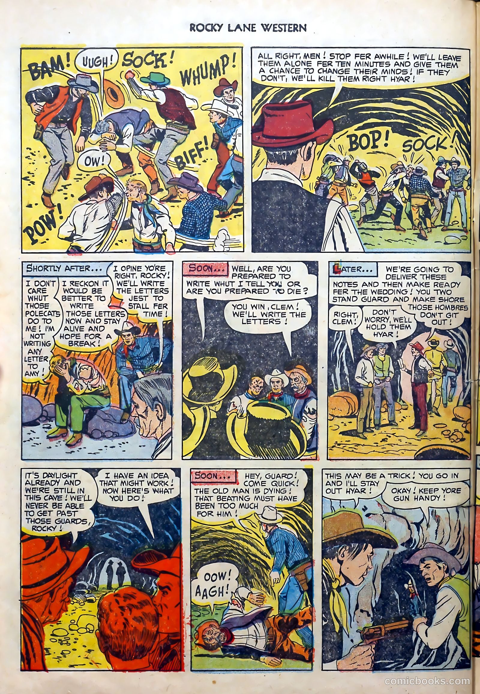 Rocky Lane Western #51 — page 30 of 36