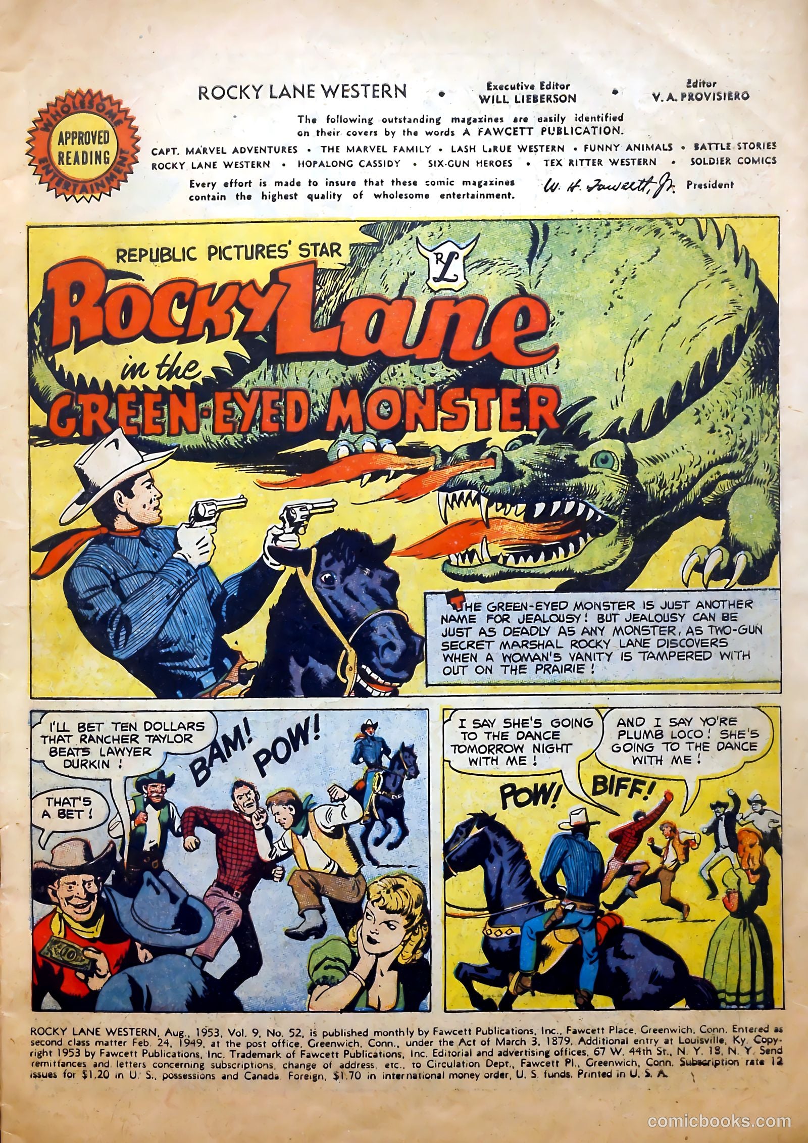 Rocky Lane Western #52 — page 3 of 36