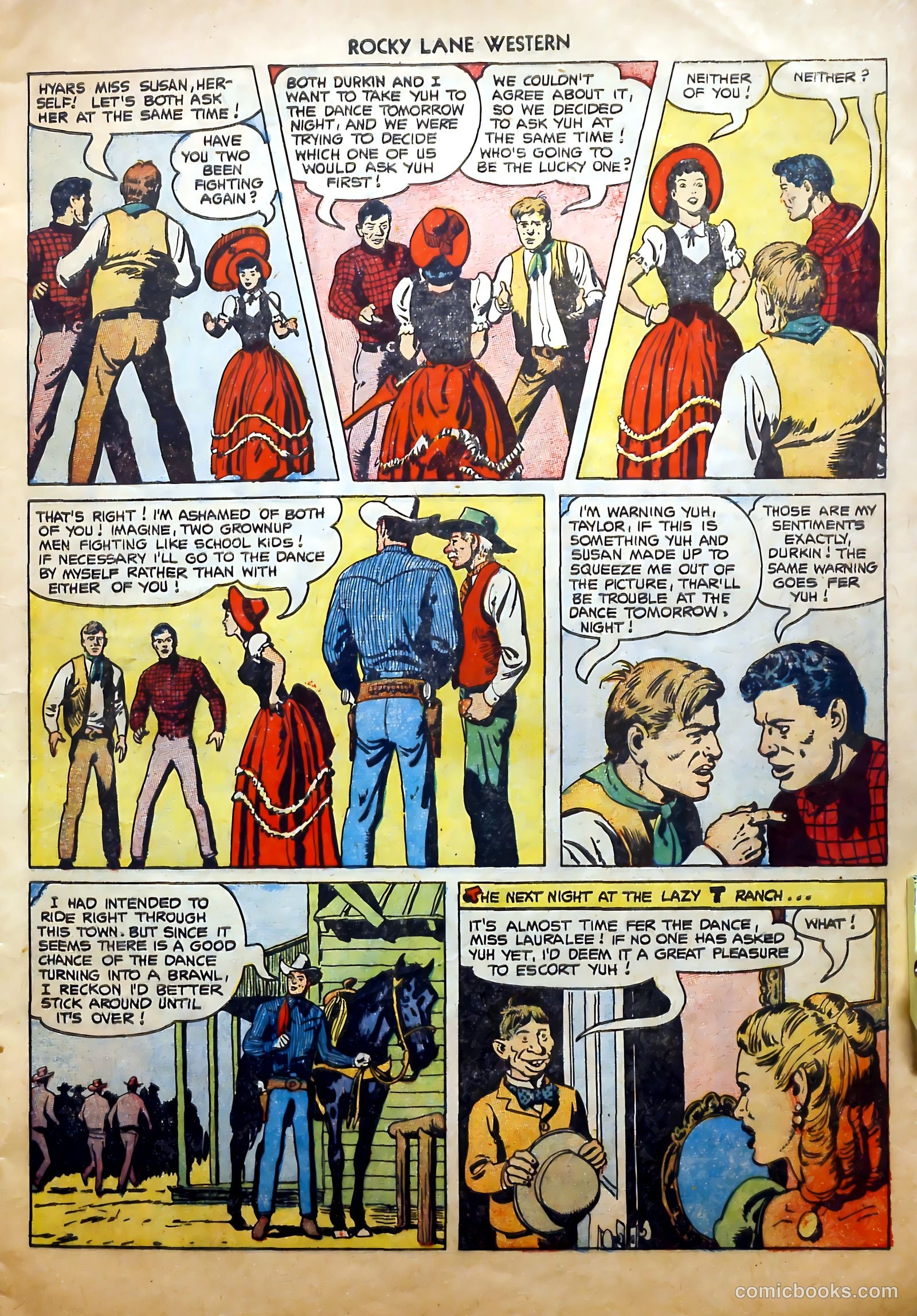 Rocky Lane Western #52 — page 5 of 36