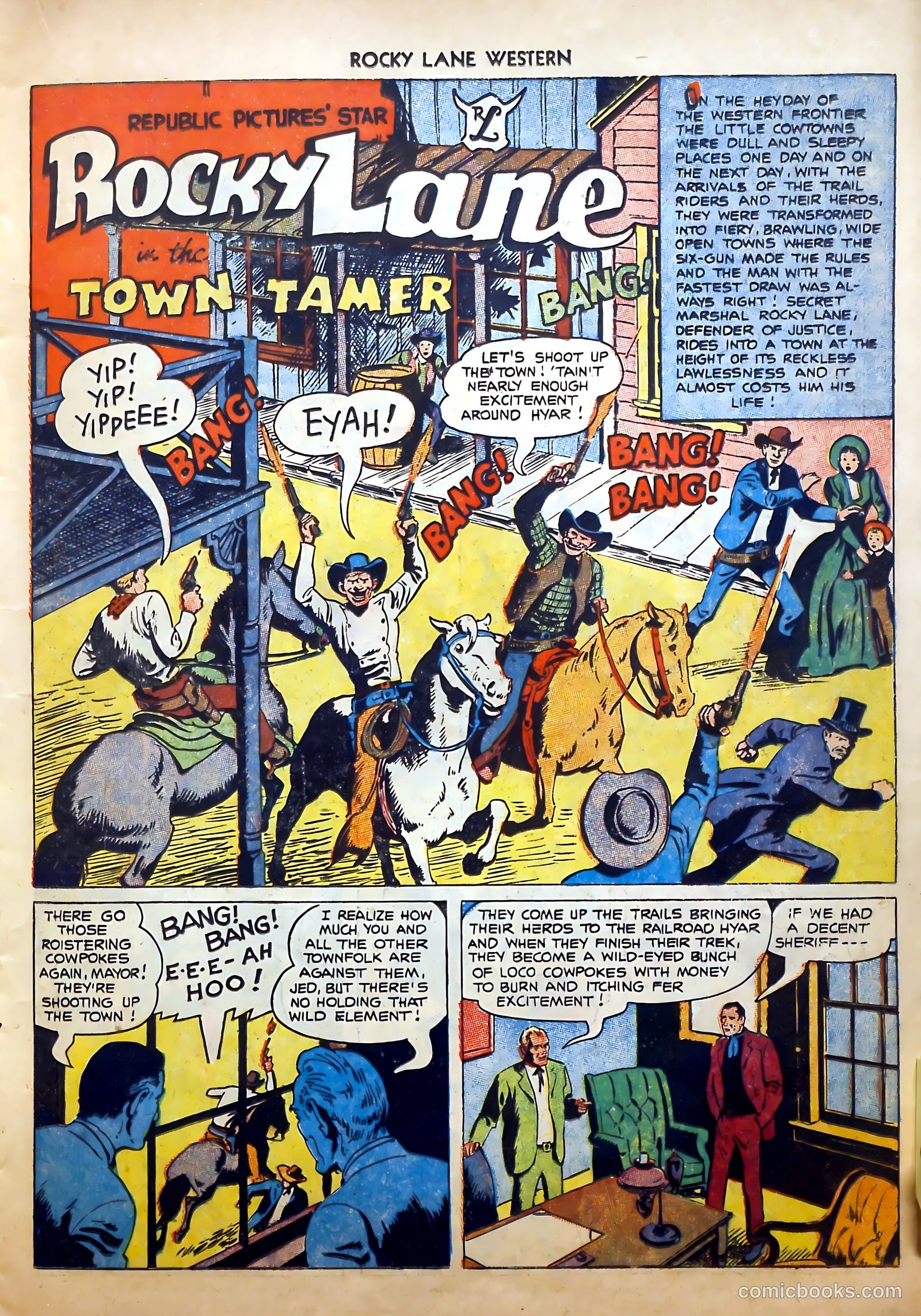 Rocky Lane Western #52 — page 15 of 36