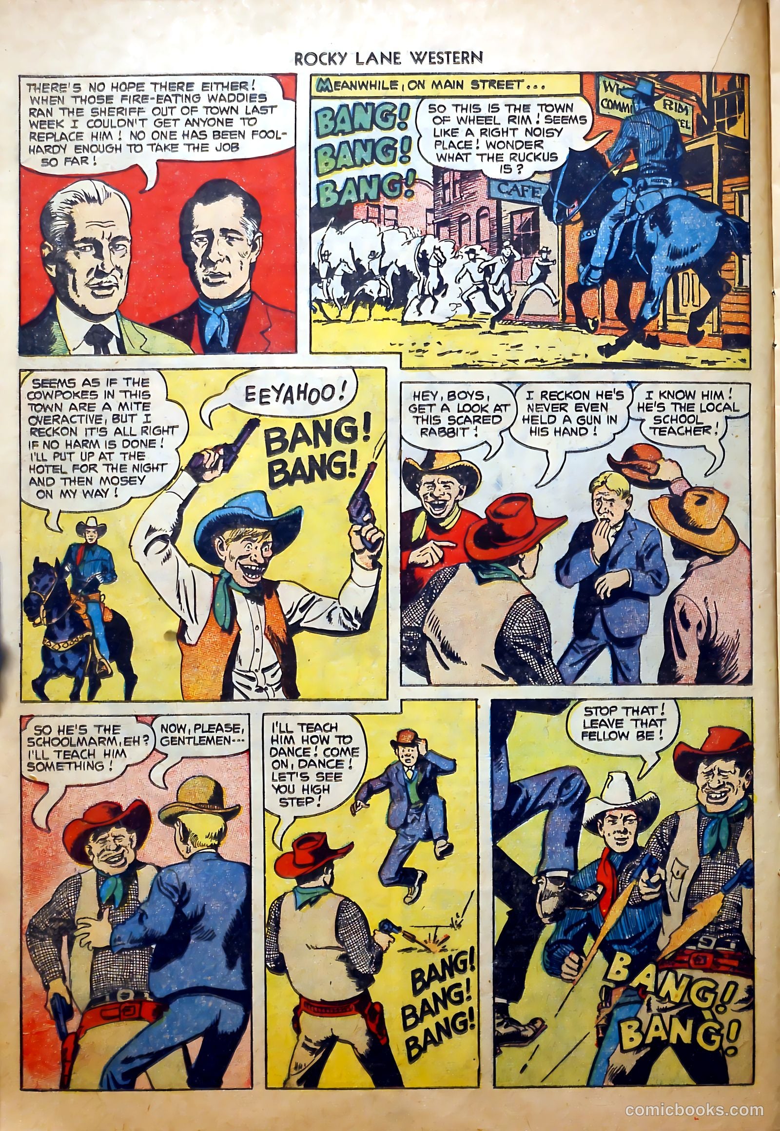 Rocky Lane Western #52 — page 16 of 36