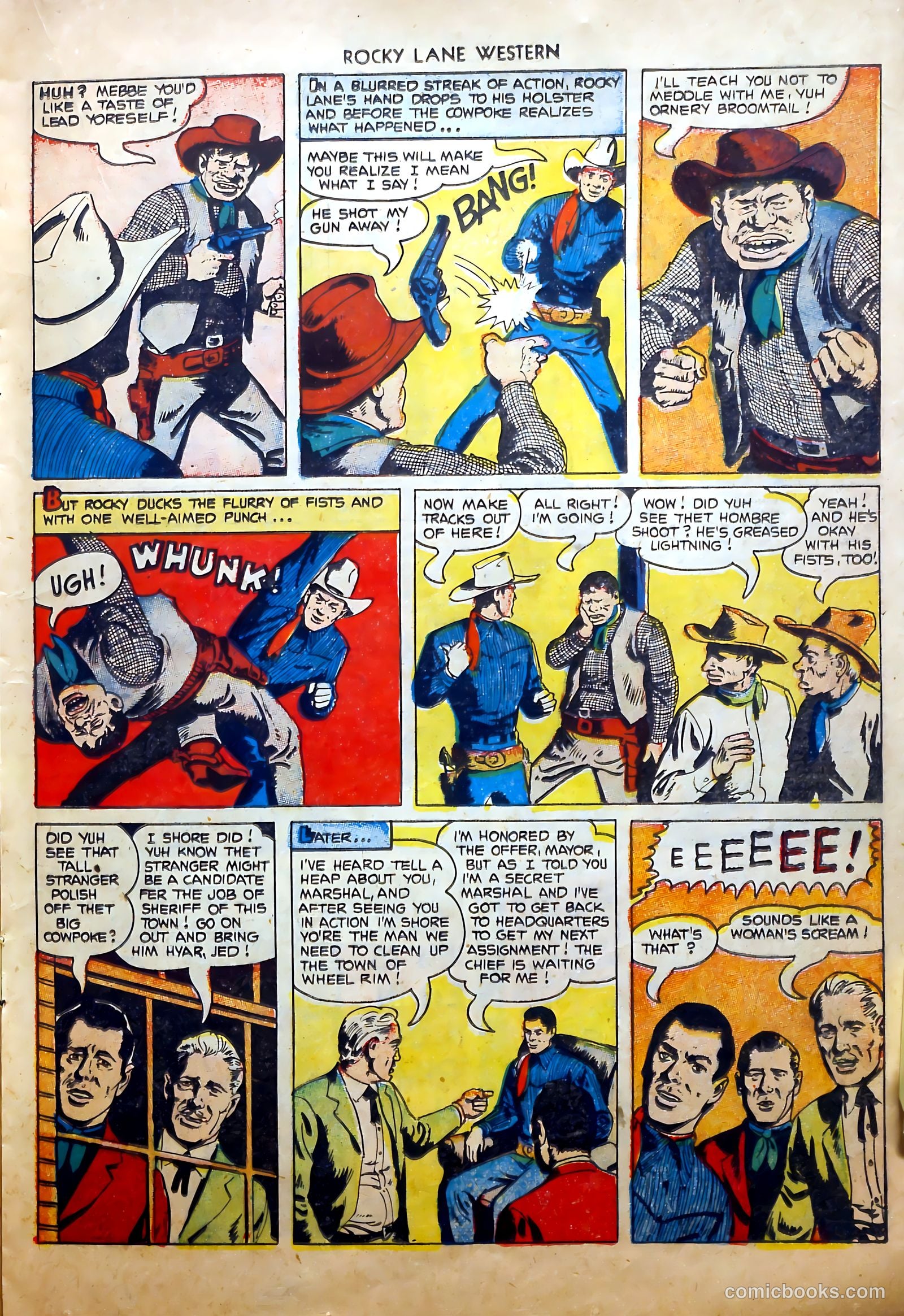 Rocky Lane Western #52 — page 17 of 36