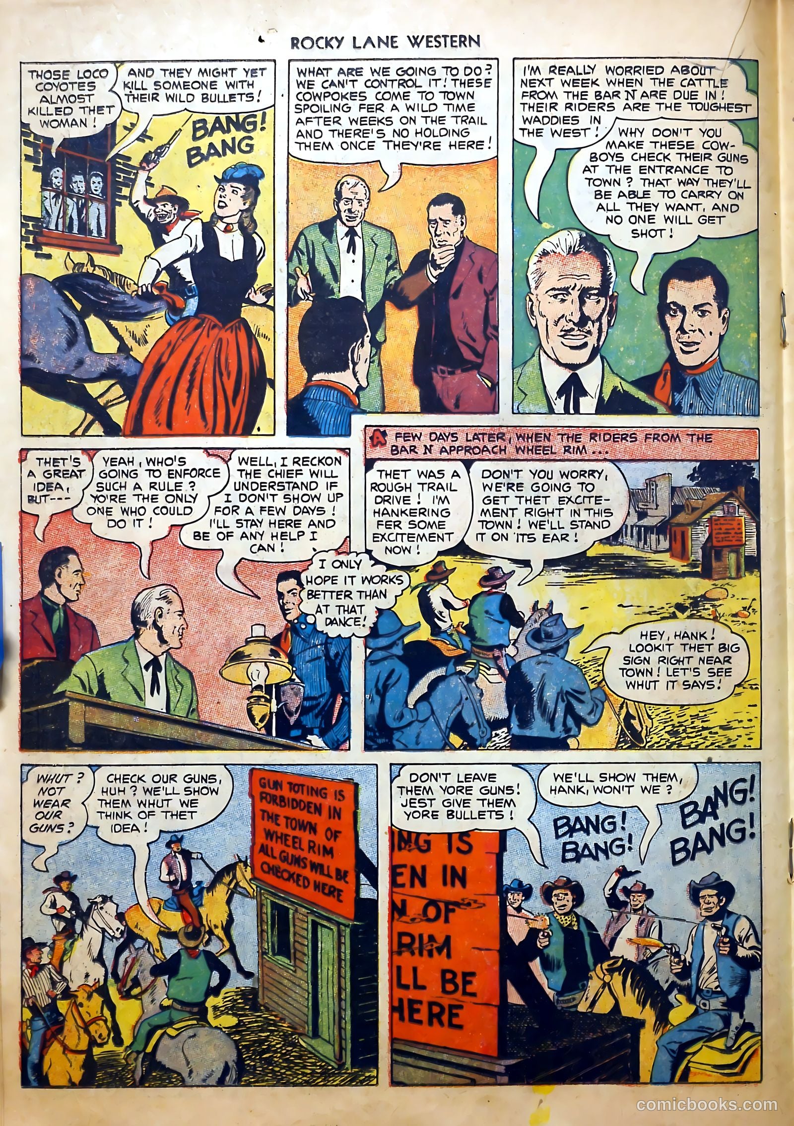 Rocky Lane Western #52 — page 18 of 36