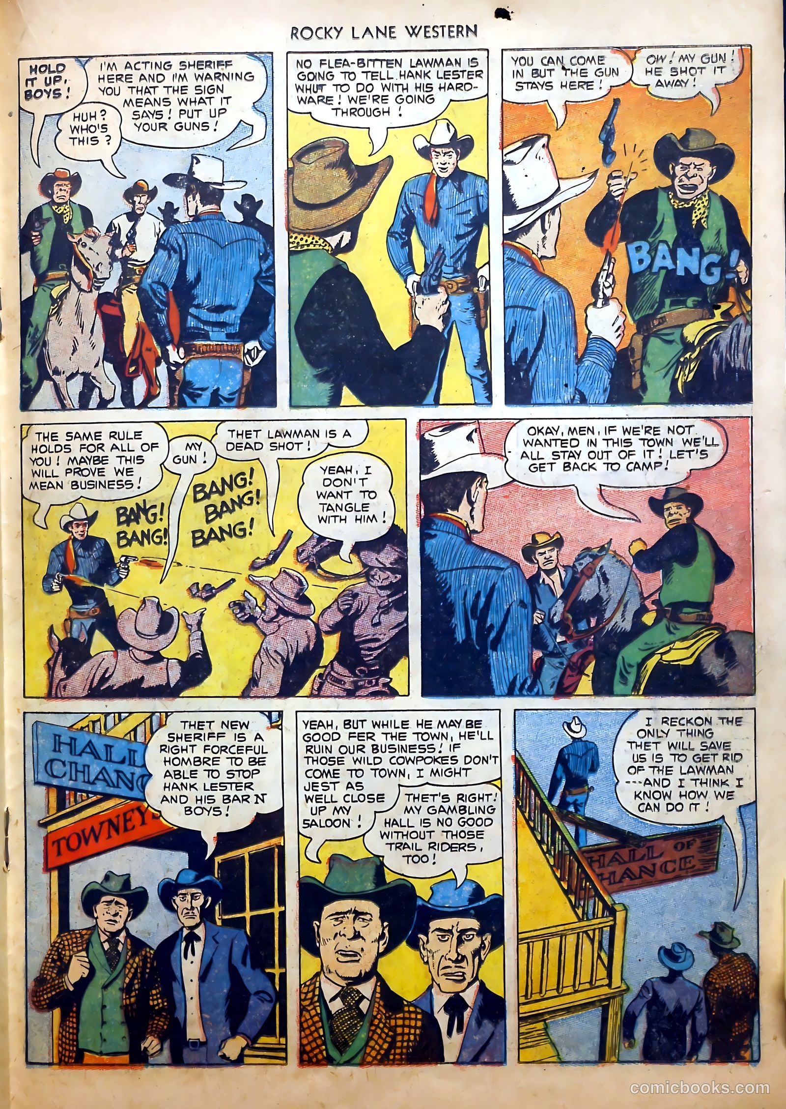 Rocky Lane Western #52 — page 19 of 36