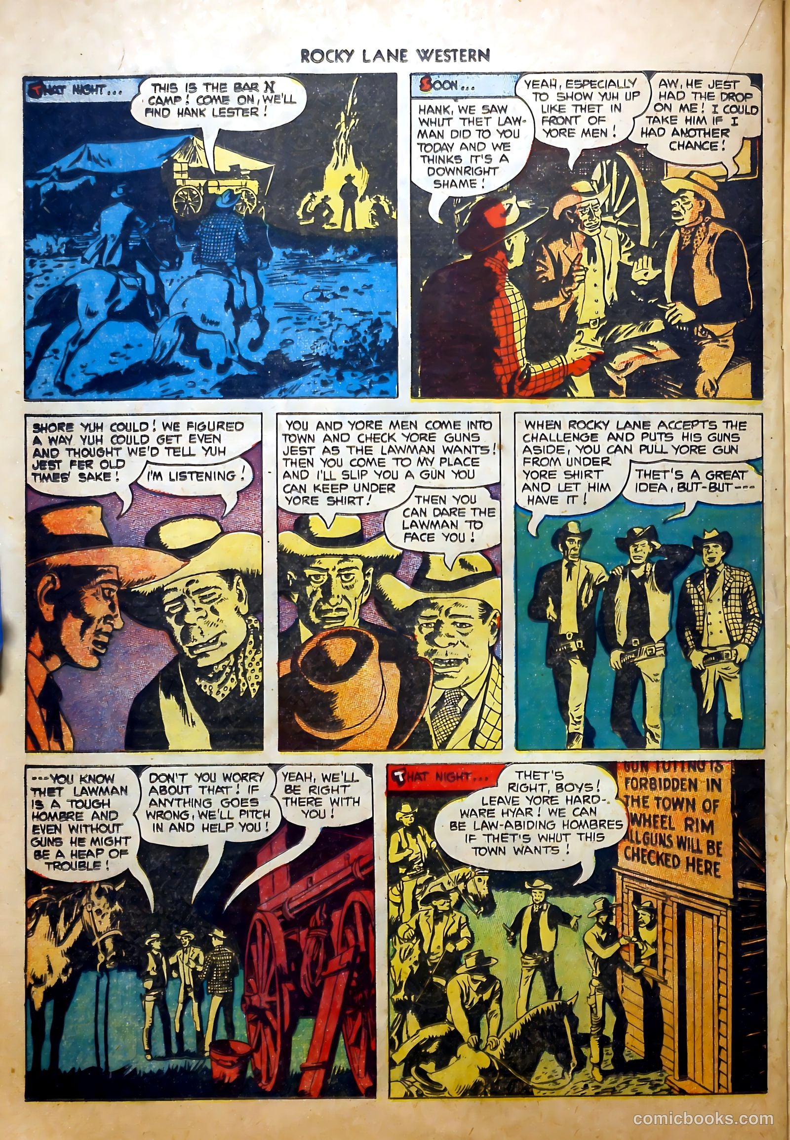Rocky Lane Western #52 — page 20 of 36
