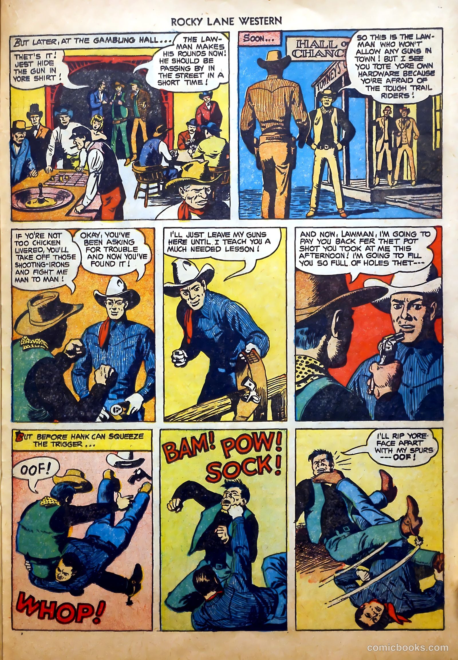 Rocky Lane Western #52 — page 21 of 36