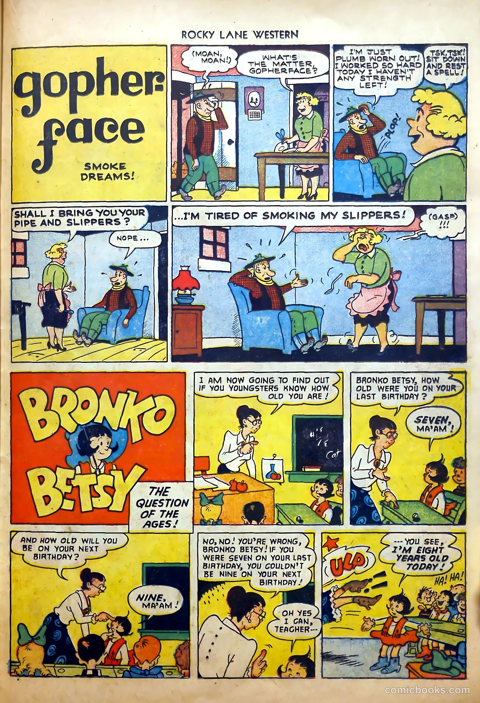 Rocky Lane Western #52 — page 23 of 36