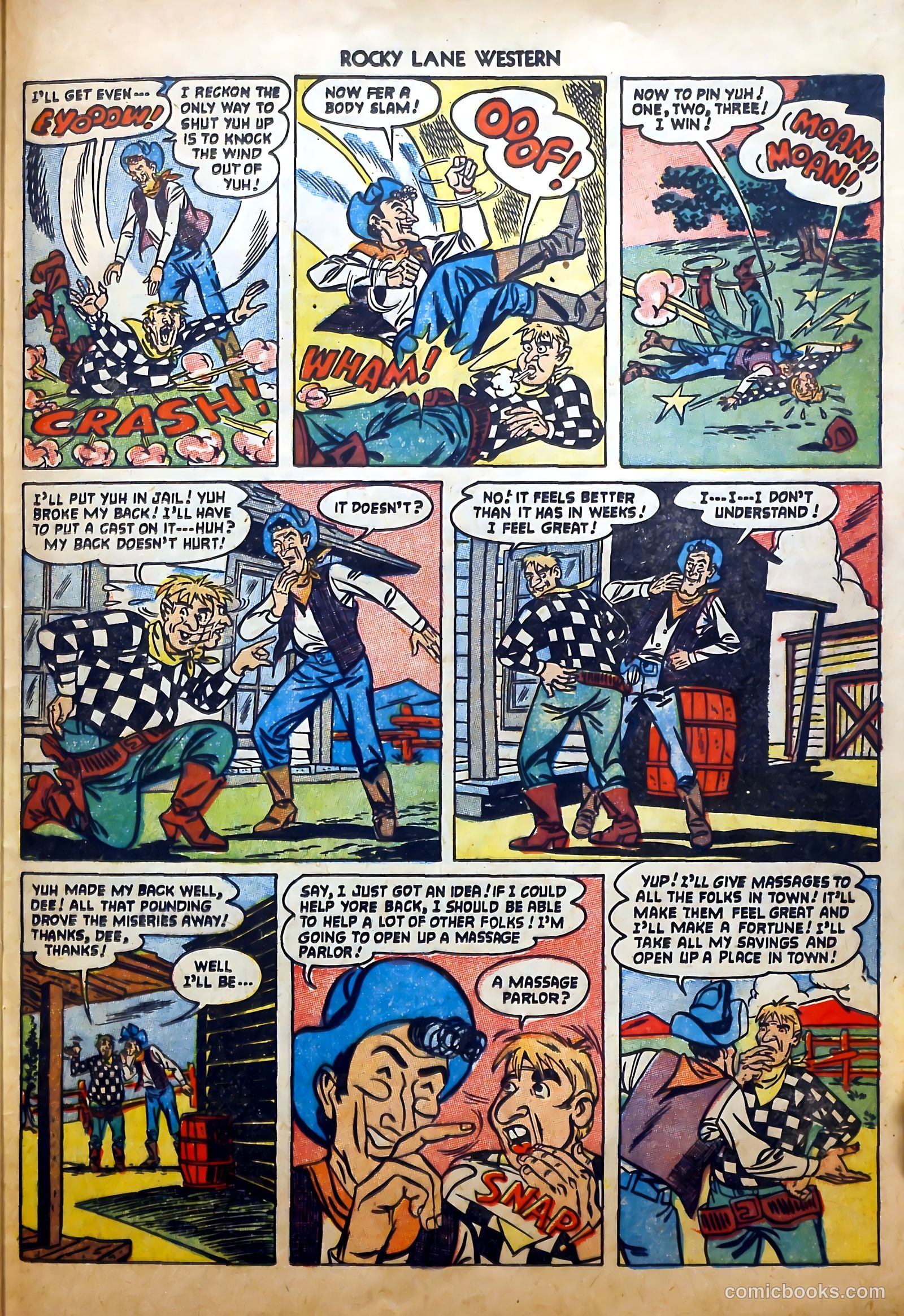 Rocky Lane Western #52 — page 25 of 36