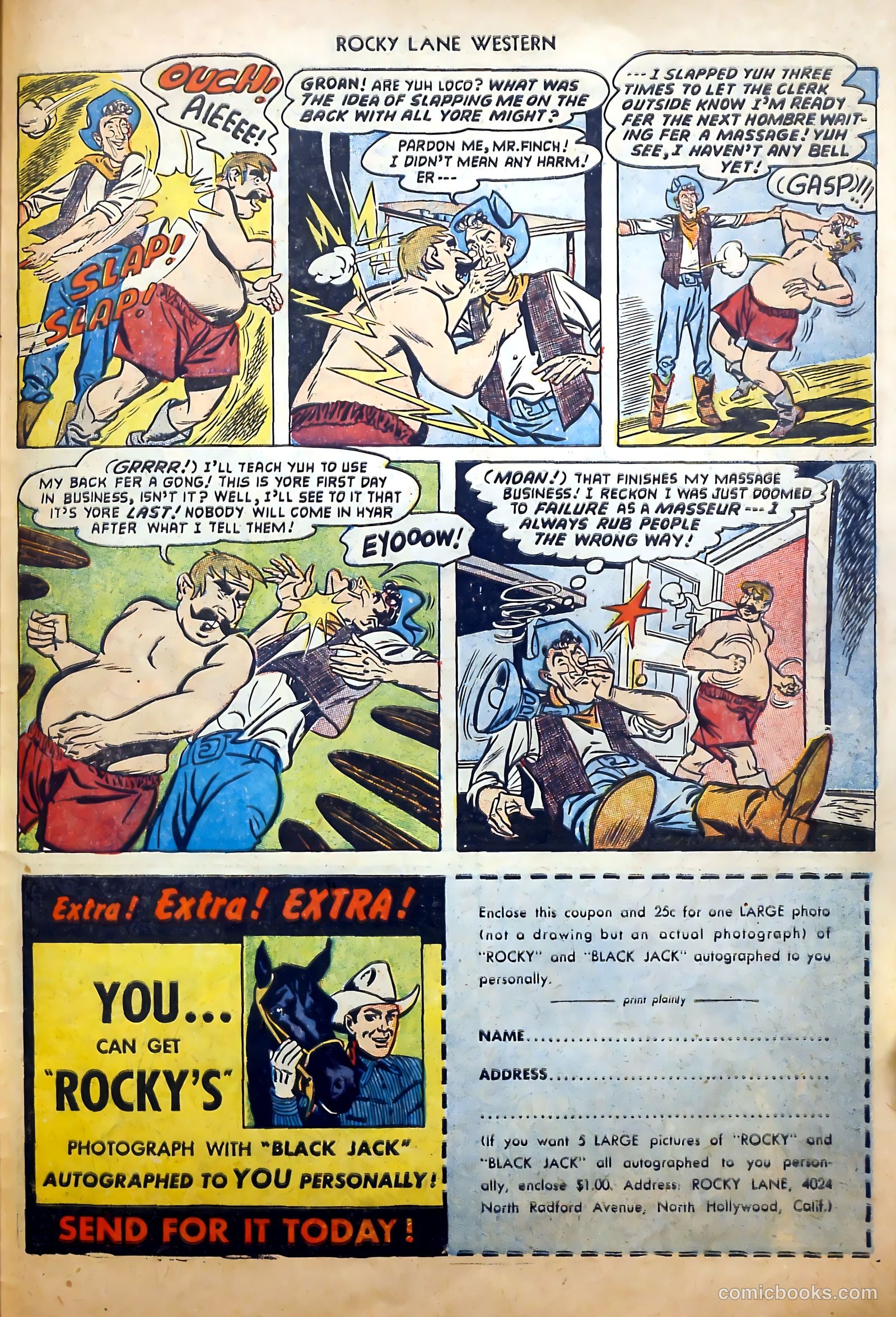 Rocky Lane Western #52 — page 27 of 36