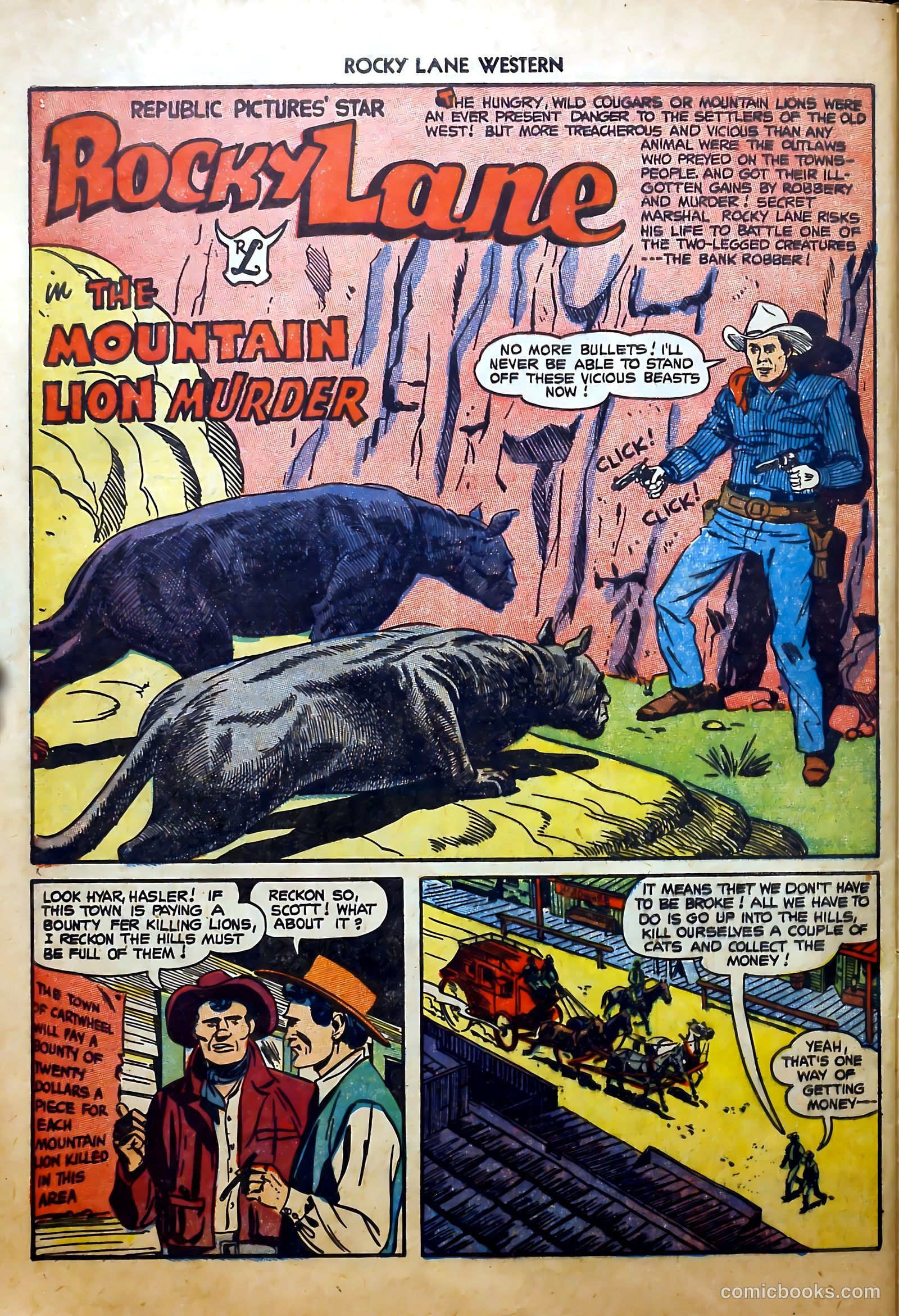 Rocky Lane Western #52 — page 28 of 36