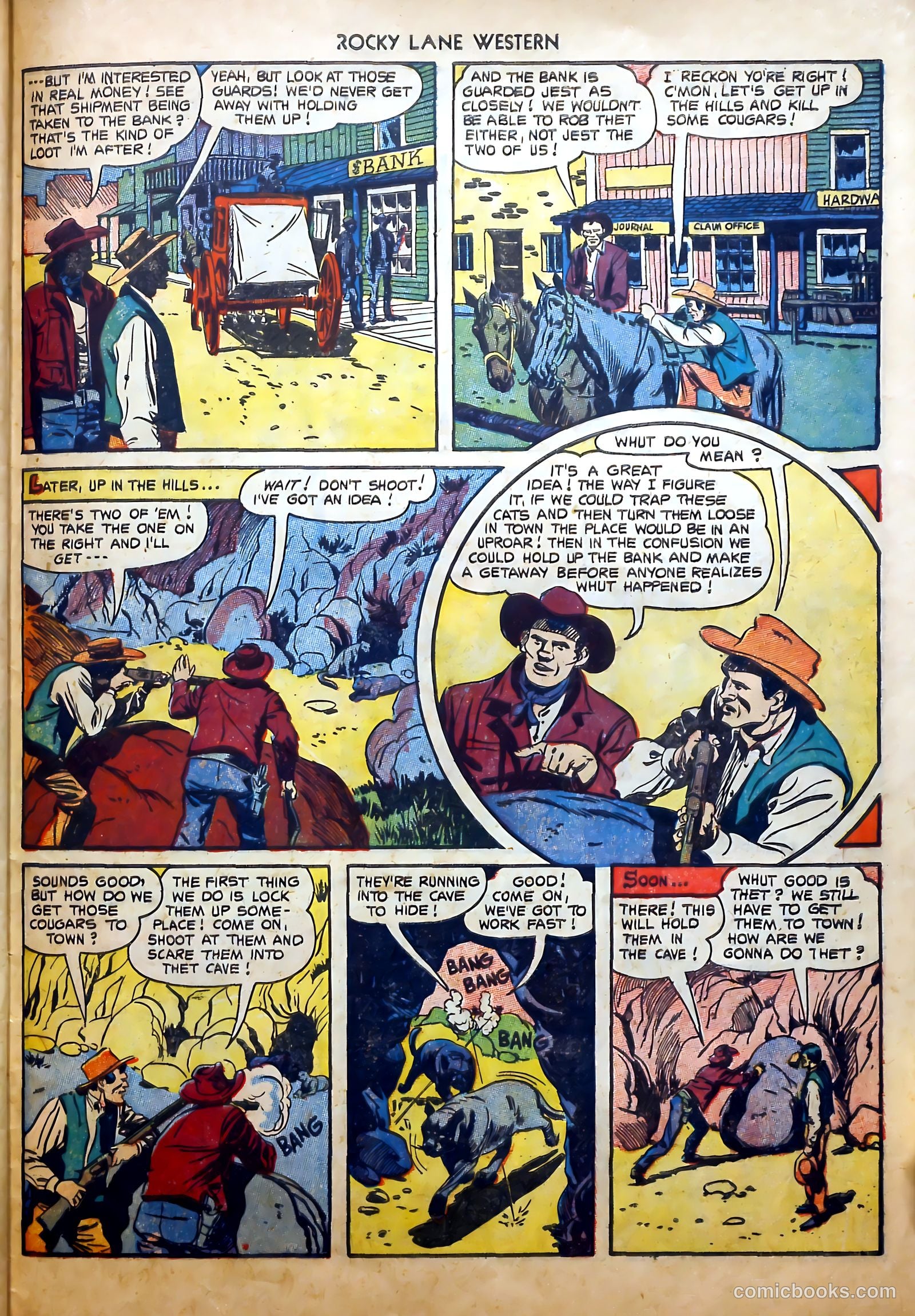 Rocky Lane Western #52 — page 29 of 36