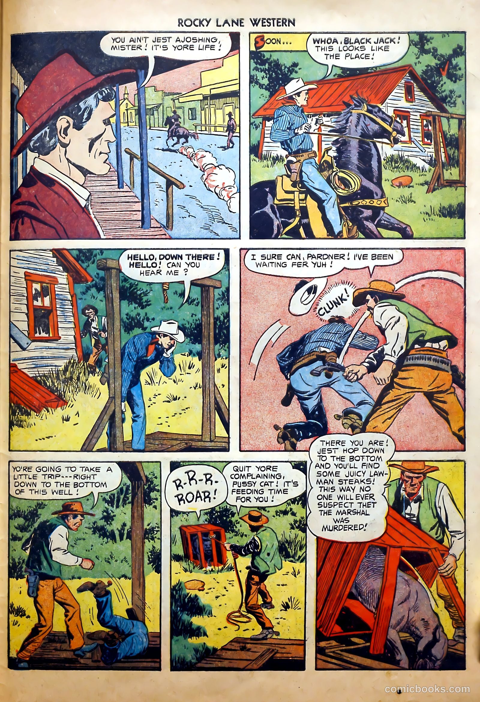Rocky Lane Western #52 — page 31 of 36