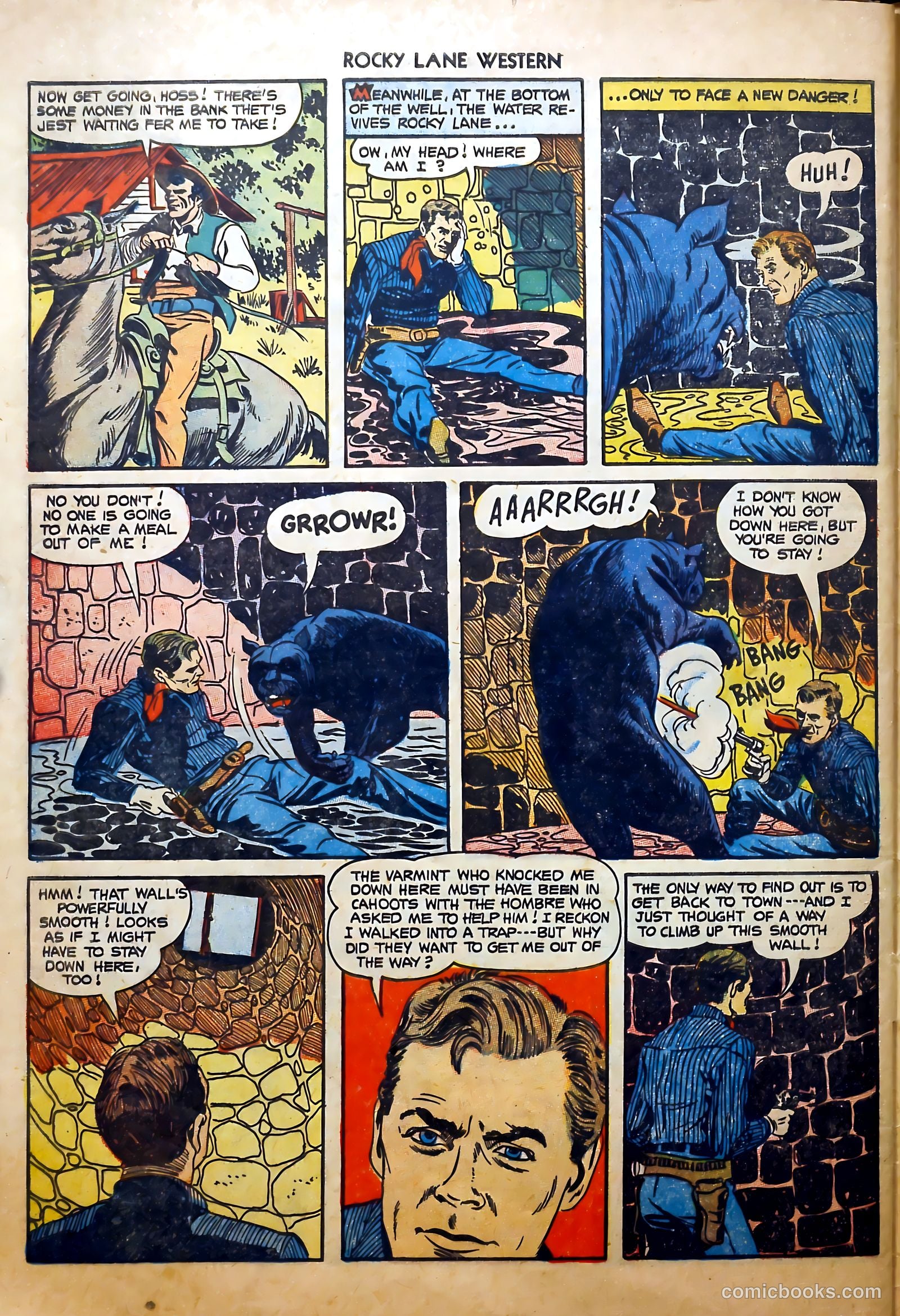 Rocky Lane Western #52 — page 32 of 36