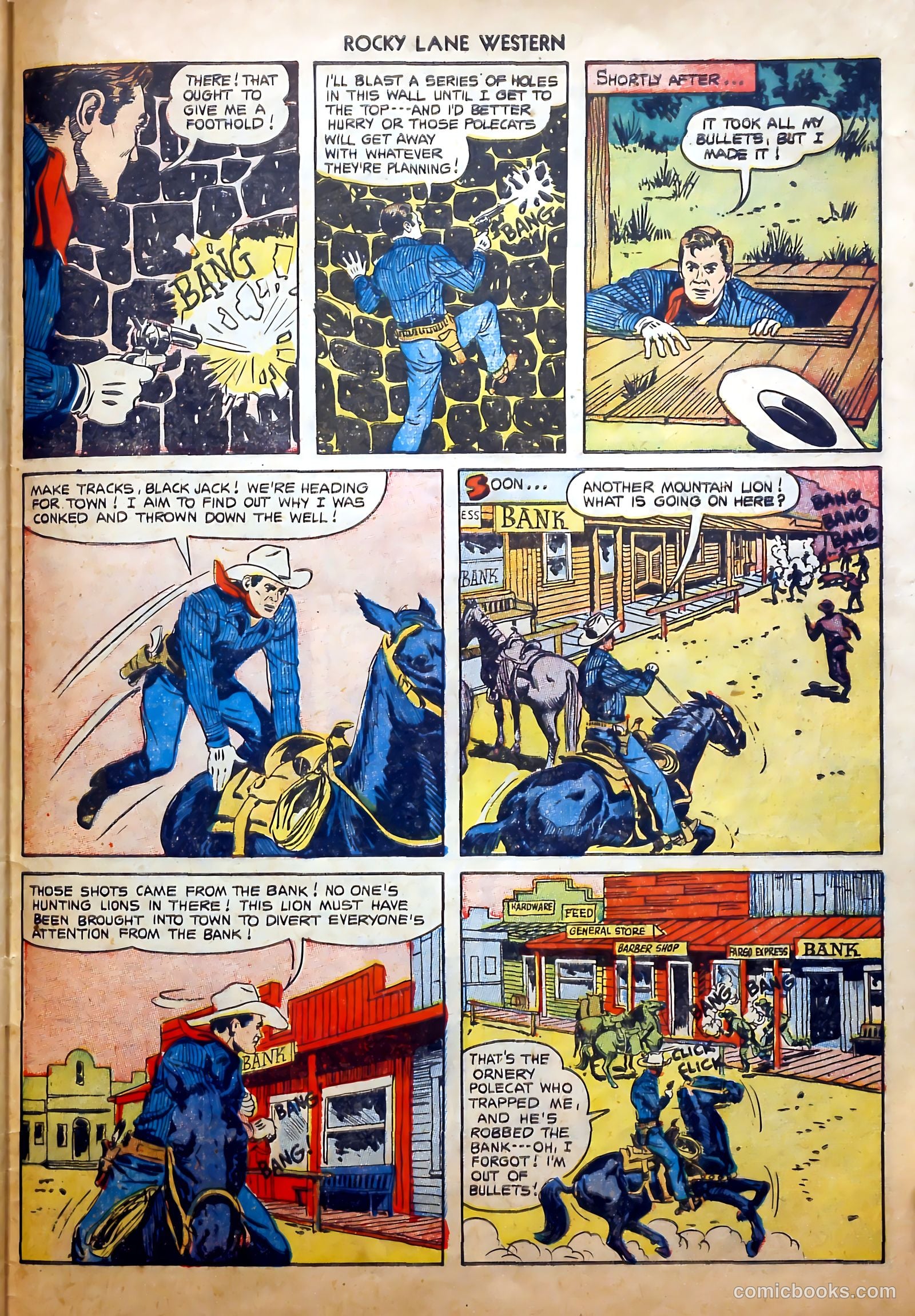 Rocky Lane Western #52 — page 33 of 36