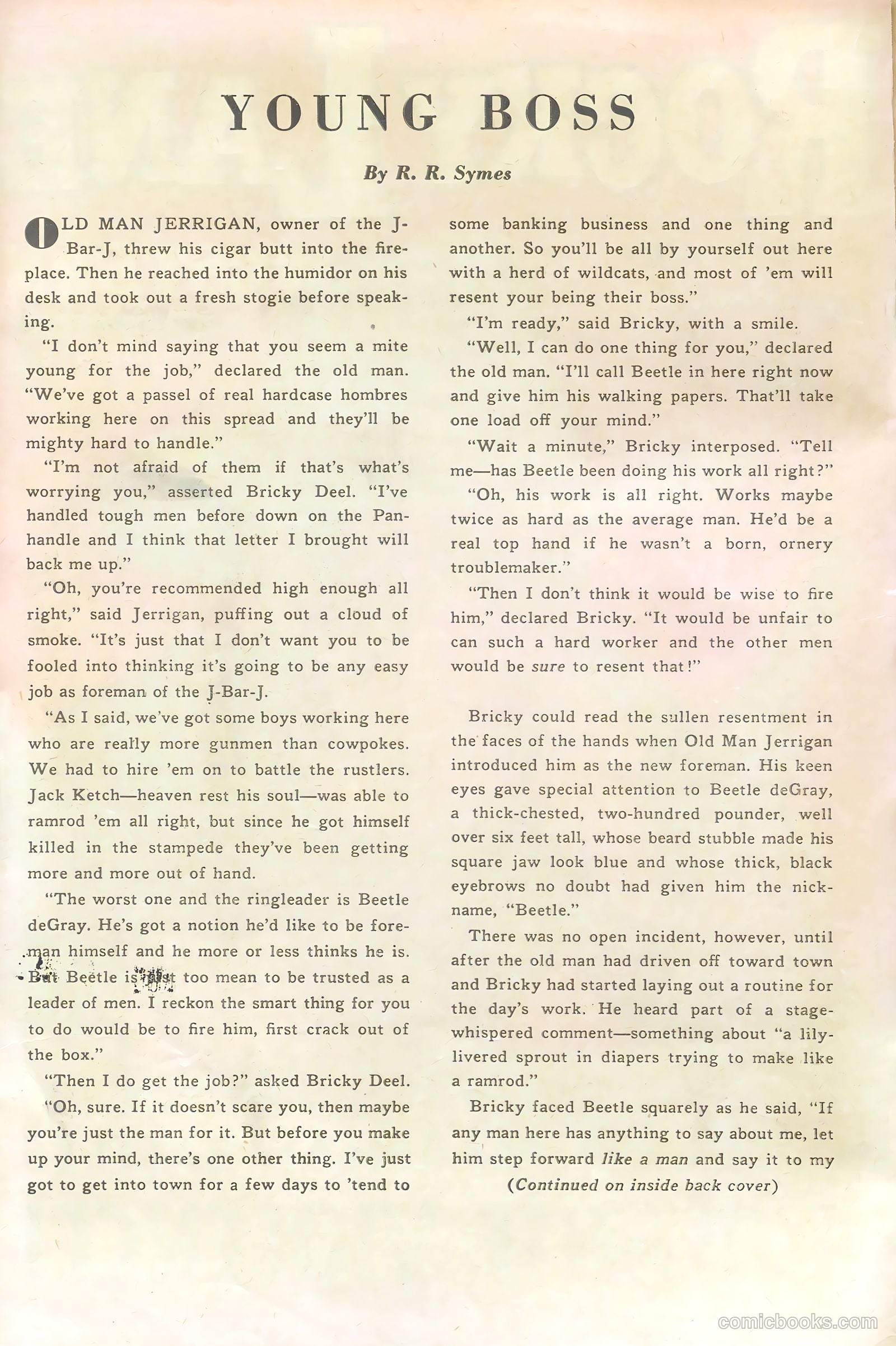 Rocky Lane Western #53 — page 2 of 36