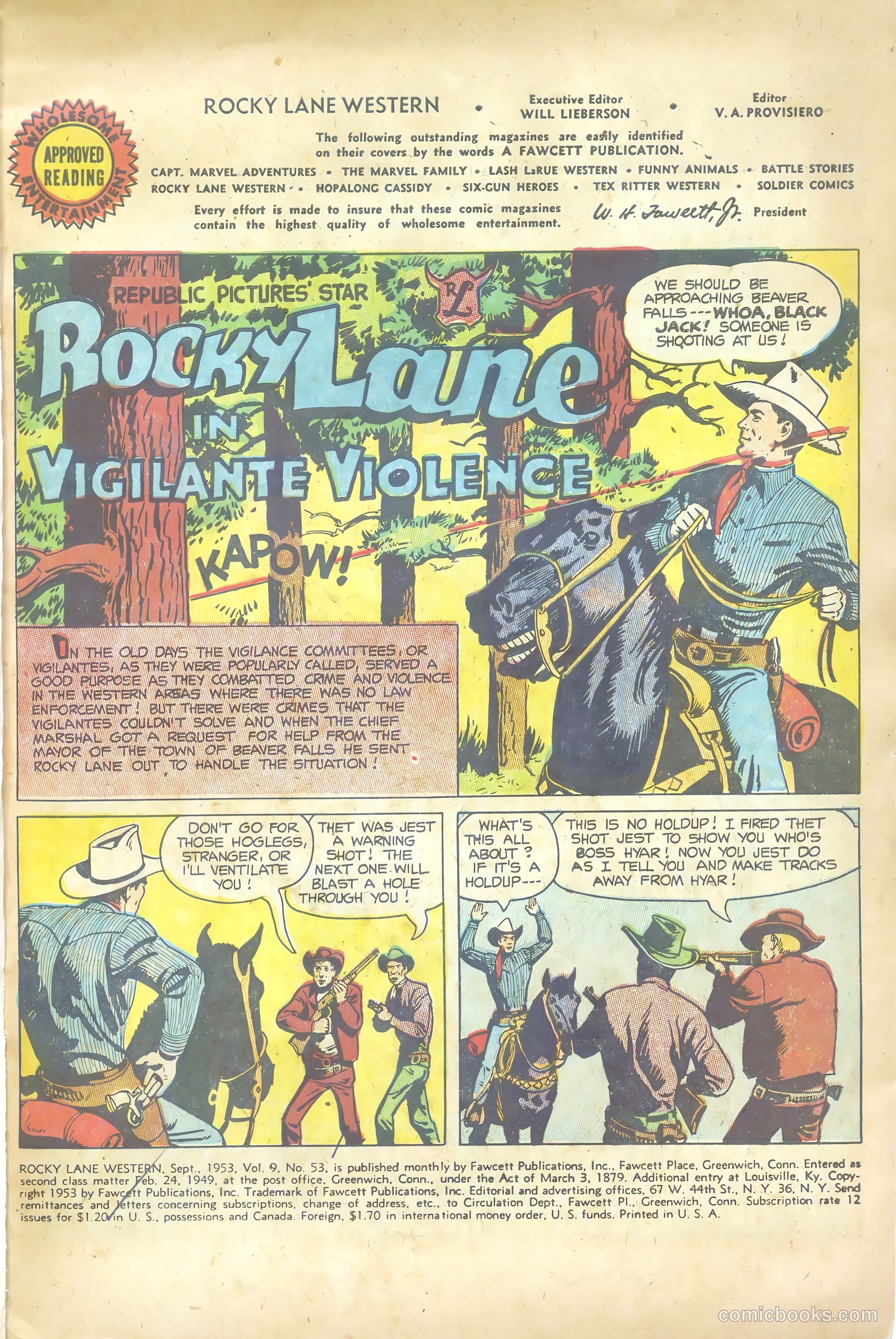 Rocky Lane Western #53 — page 3 of 36