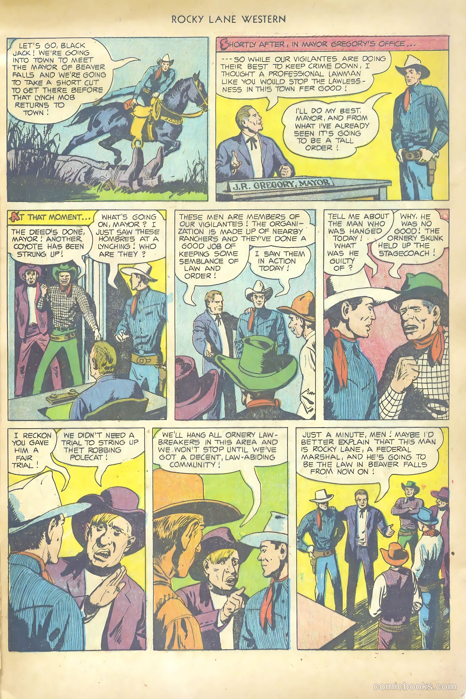 Rocky Lane Western #53 — page 5 of 36