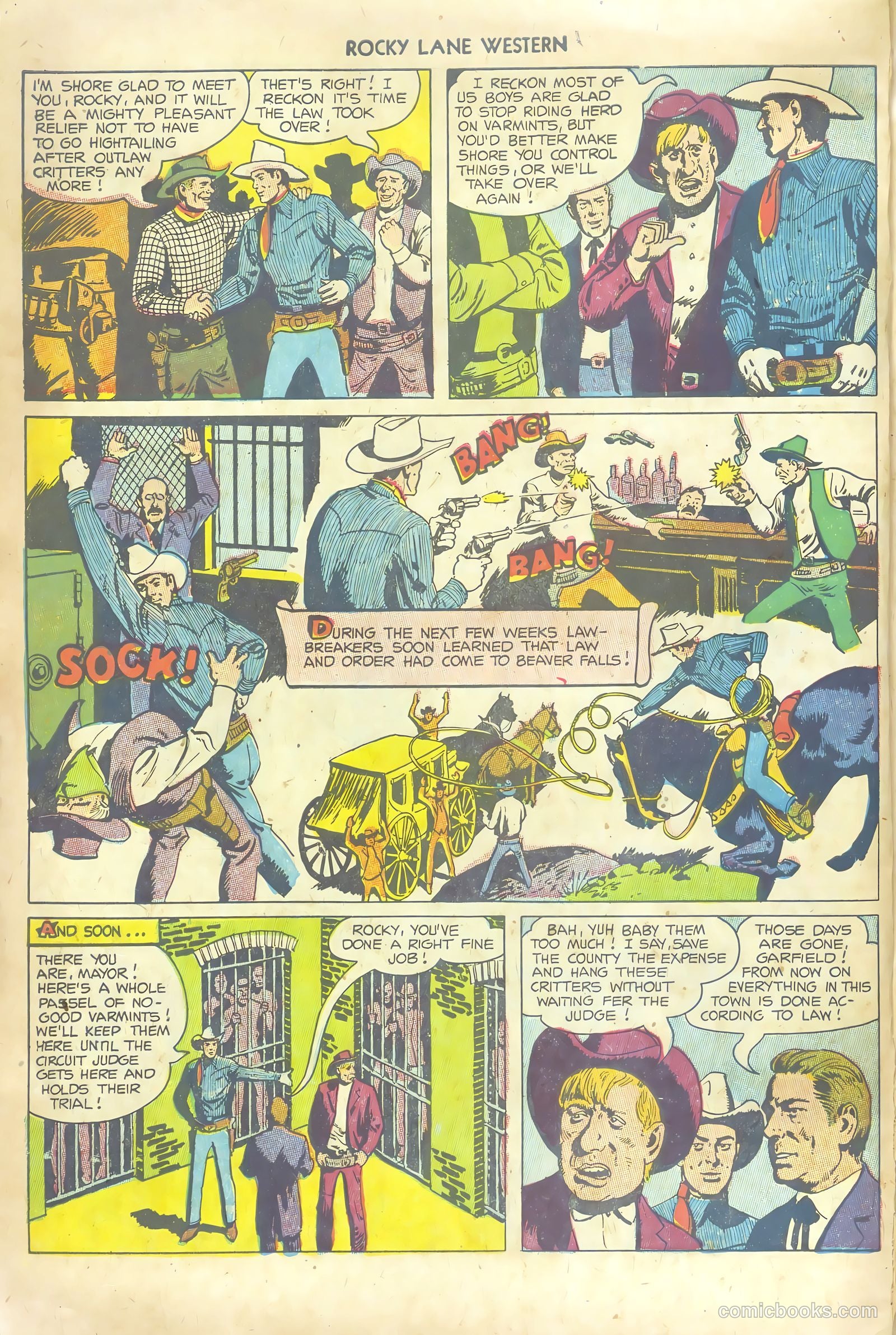 Rocky Lane Western #53 — page 6 of 36