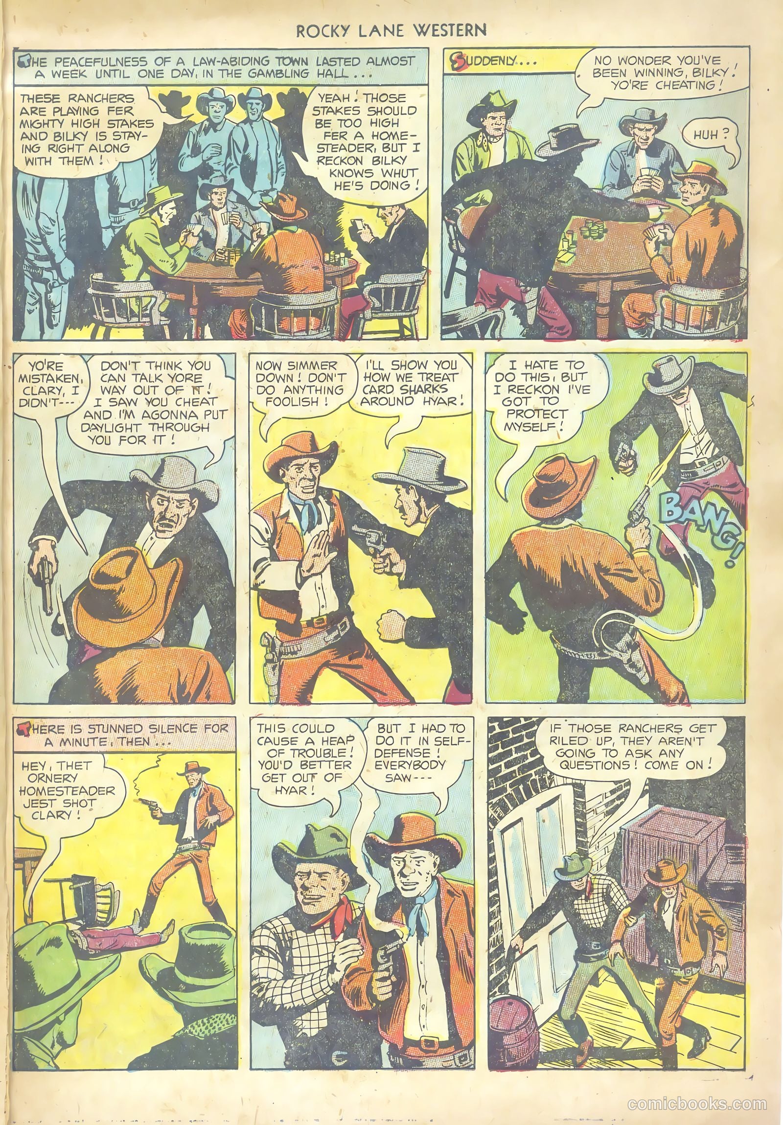 Rocky Lane Western #53 — page 7 of 36