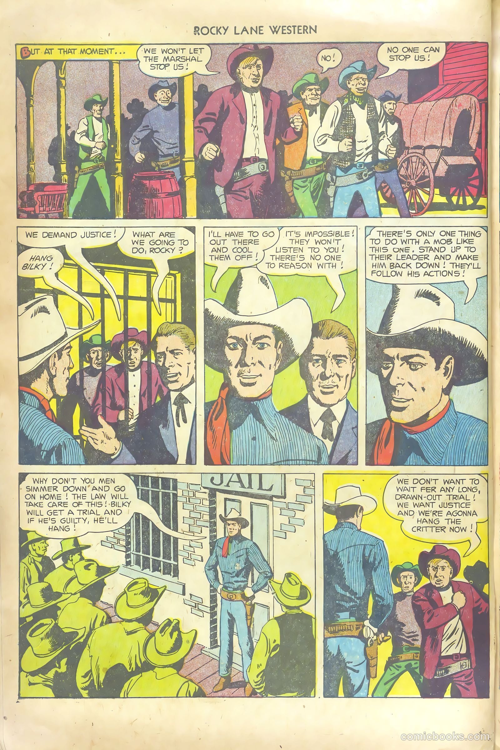 Rocky Lane Western #53 — page 10 of 36